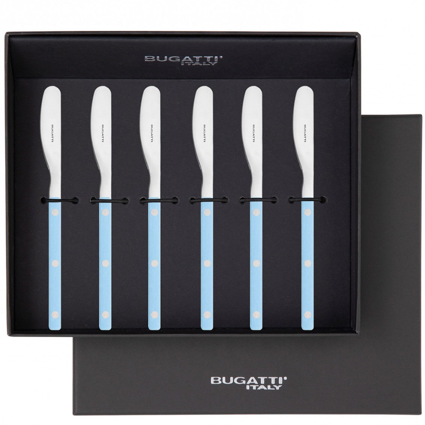 Allegra Butter Knife Set - Light Blue-Casa Bugatti USA