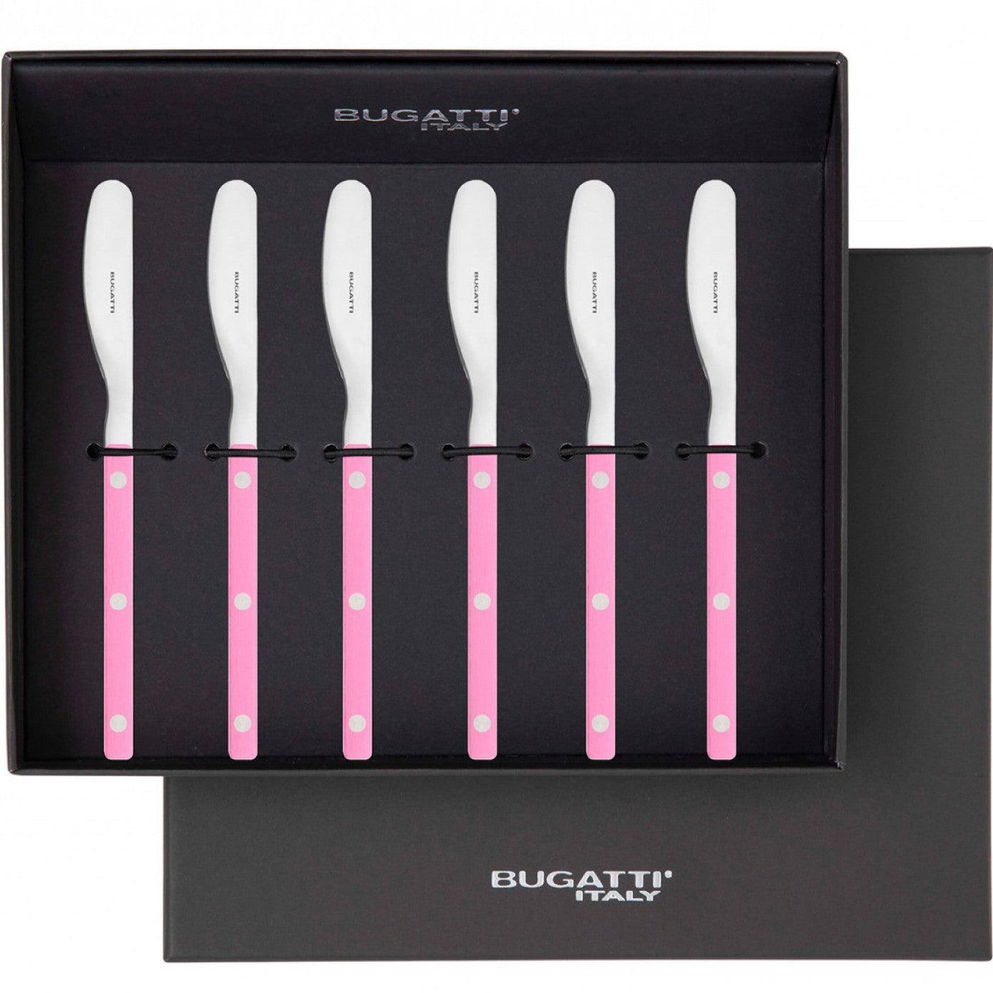 Allegra Butter Knife Set - pink-Casa Bugatti USA