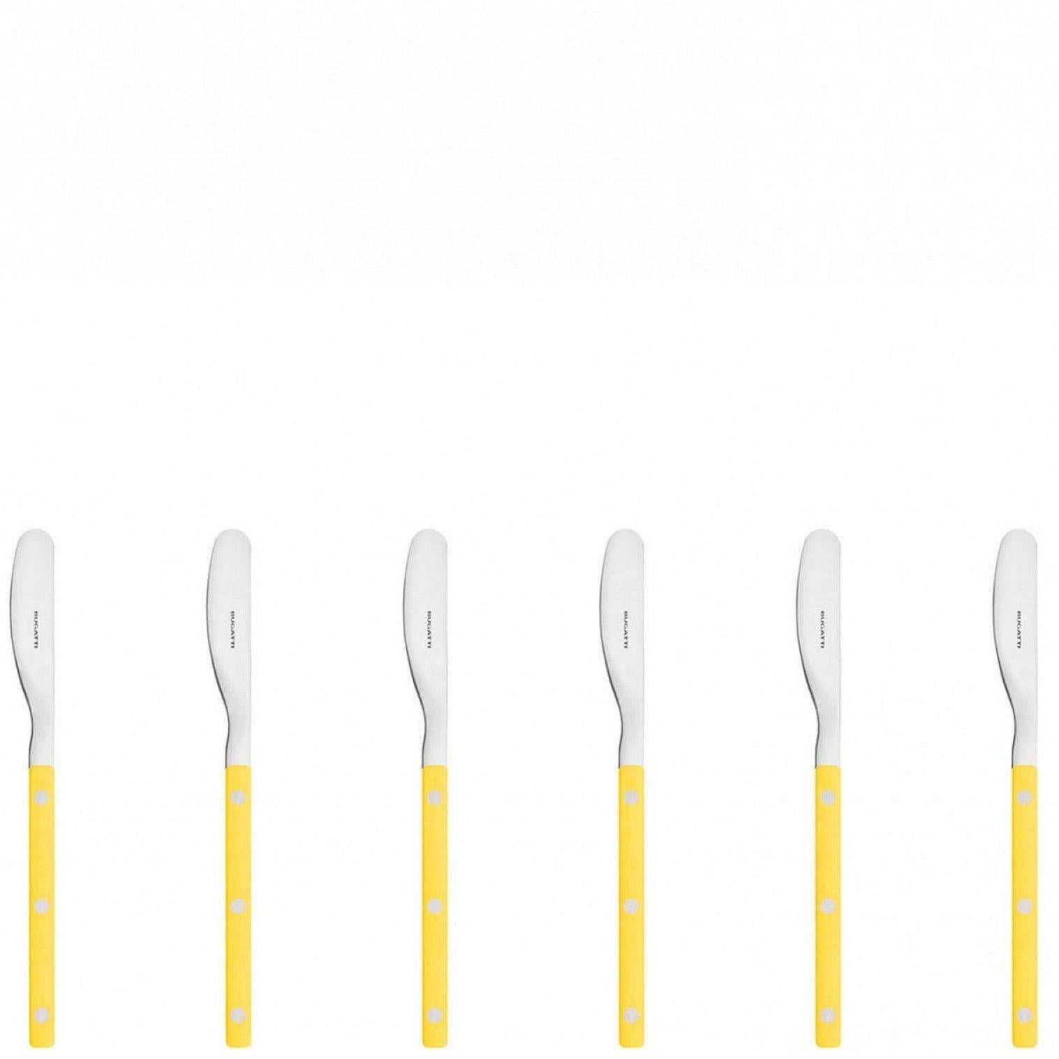 Allegra Butter Knife Set yellow