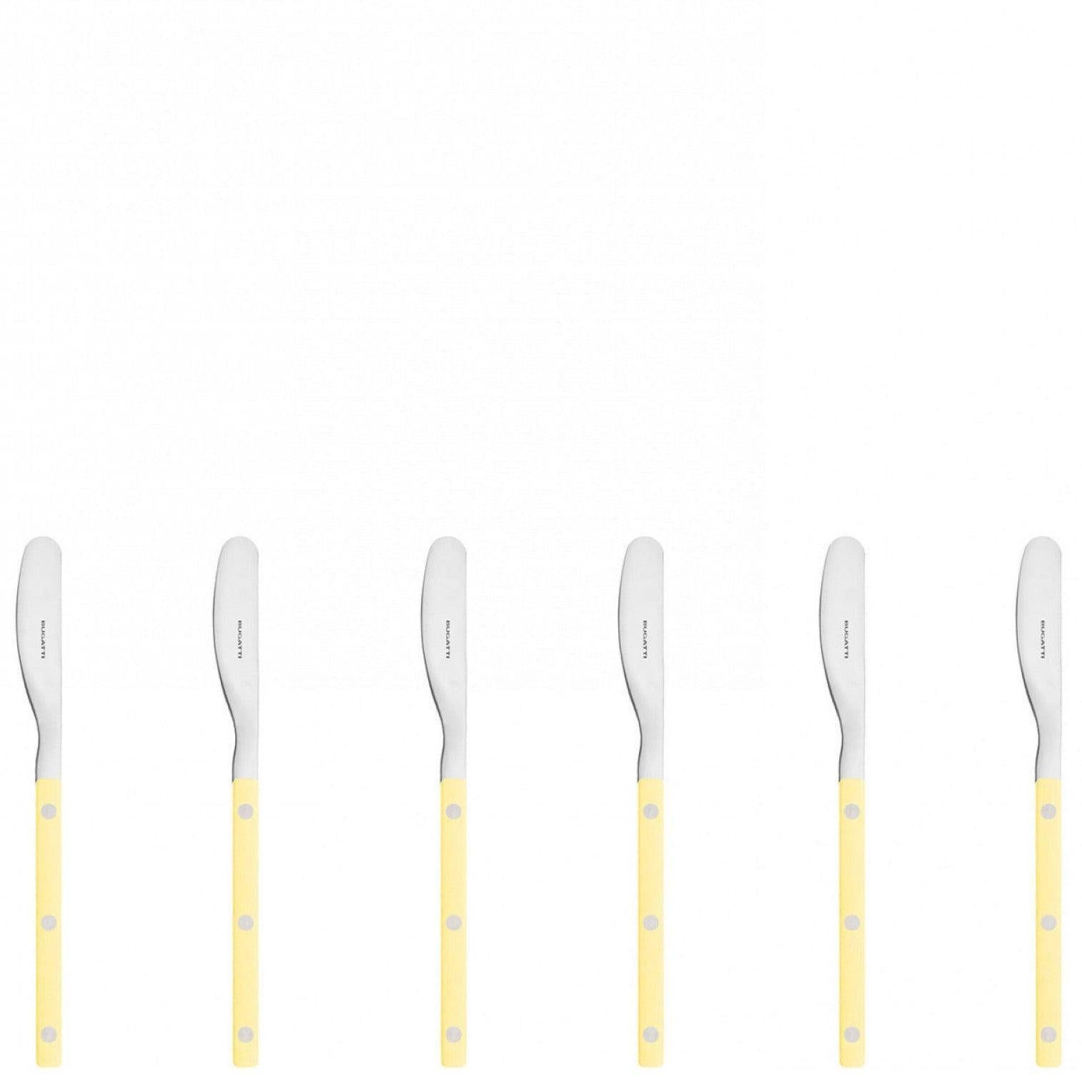 Allegra Butter Knife Set yellow dragon-Casa Bugatti USA