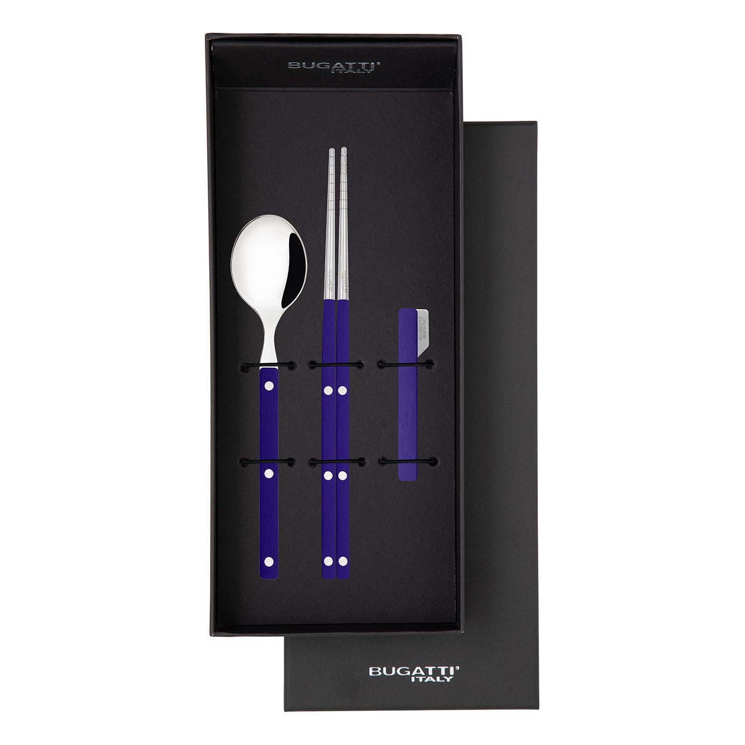 Allegra Chopsticks Set for 1 - Blueberry