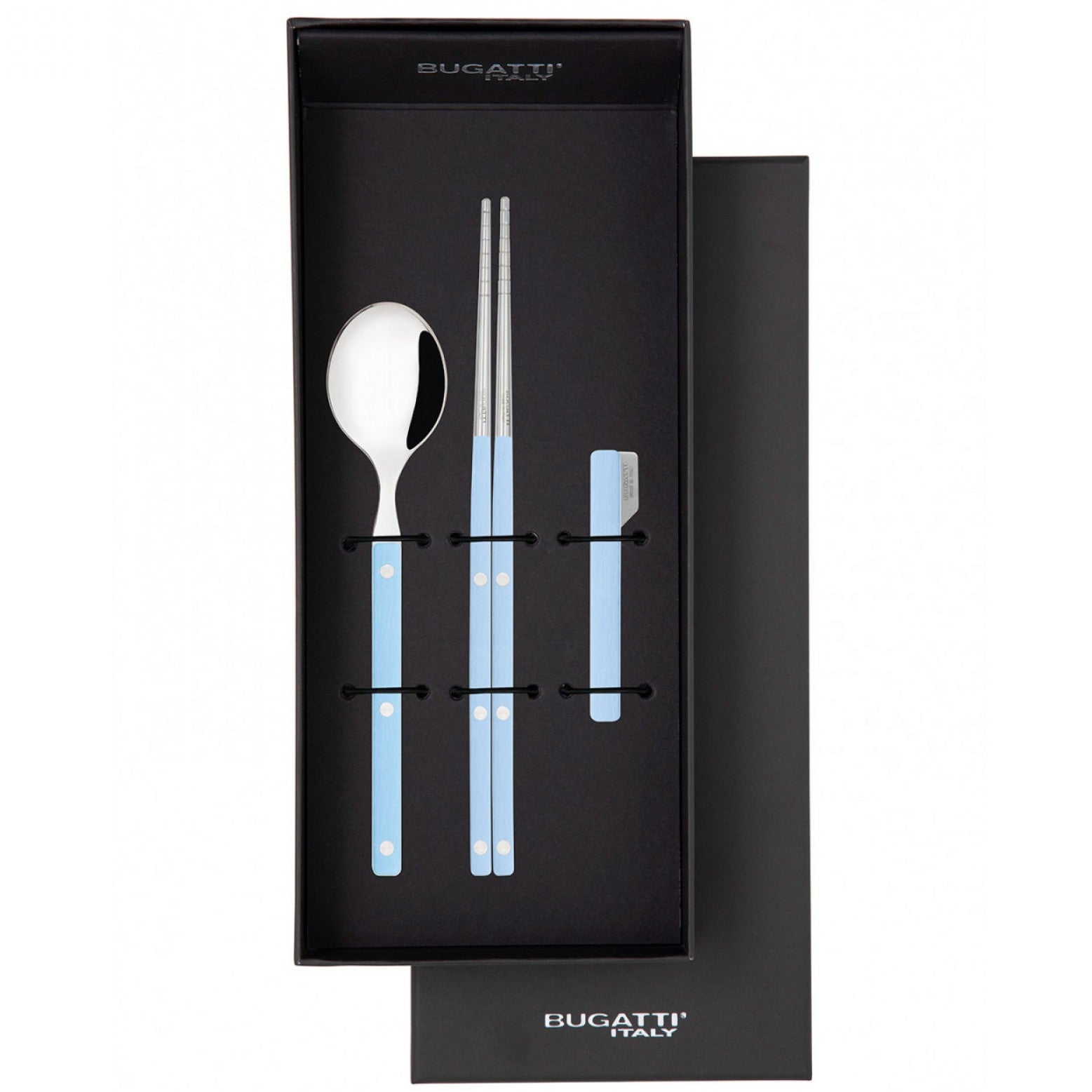 Allegra Chopsticks Set for 1 light - blue-Casa Bugatti USA