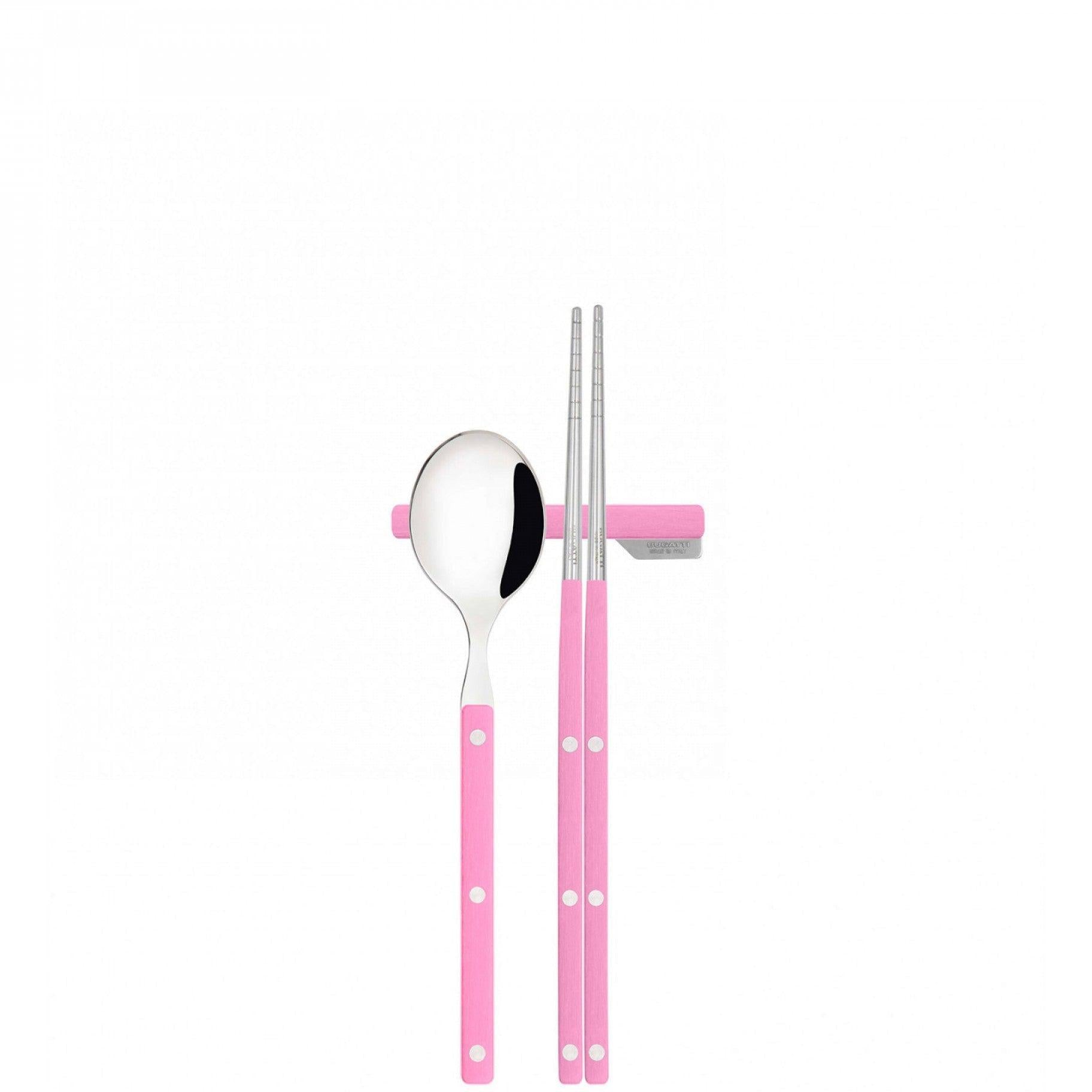 Allegra Chopsticks Set for 1 - Hot Pink