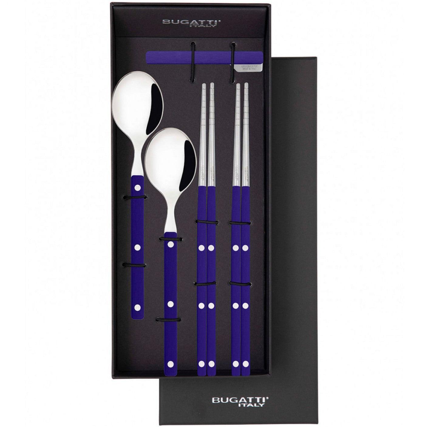 Allegra Chopsticks Set for 2 - Blueberry