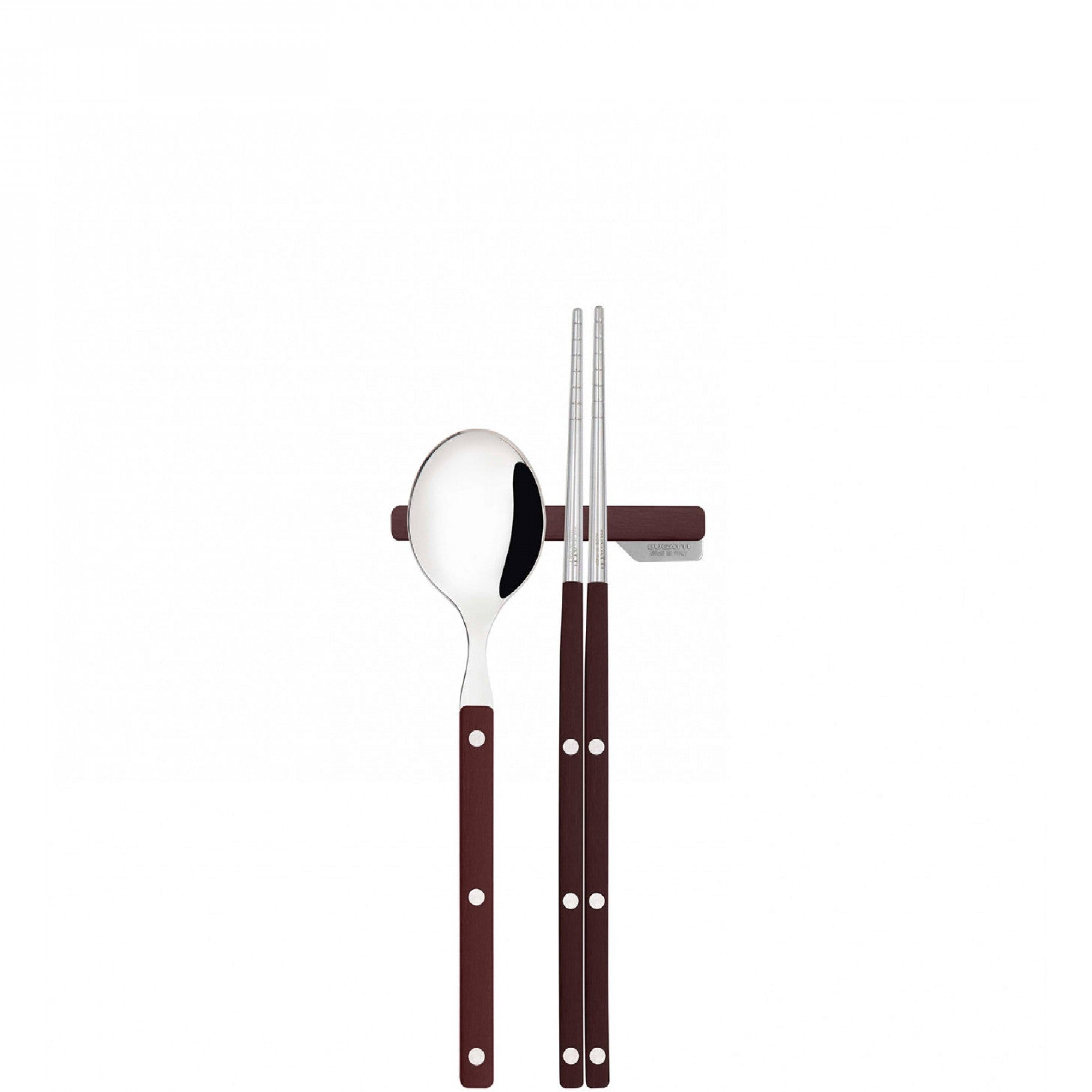 Allegra Chopsticks Set for 2 - brown-Casa Bugatti USA