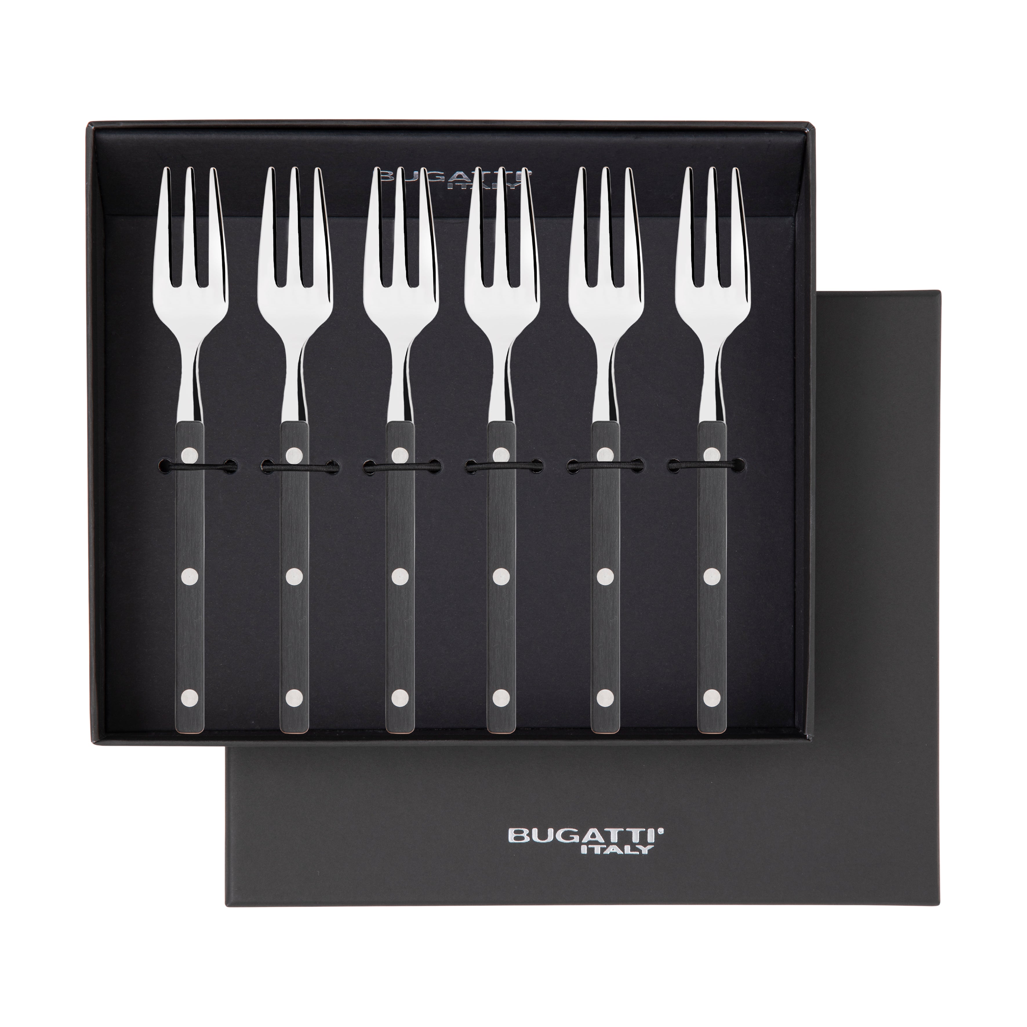 Allegra Cocktail / Cake Fork Set black