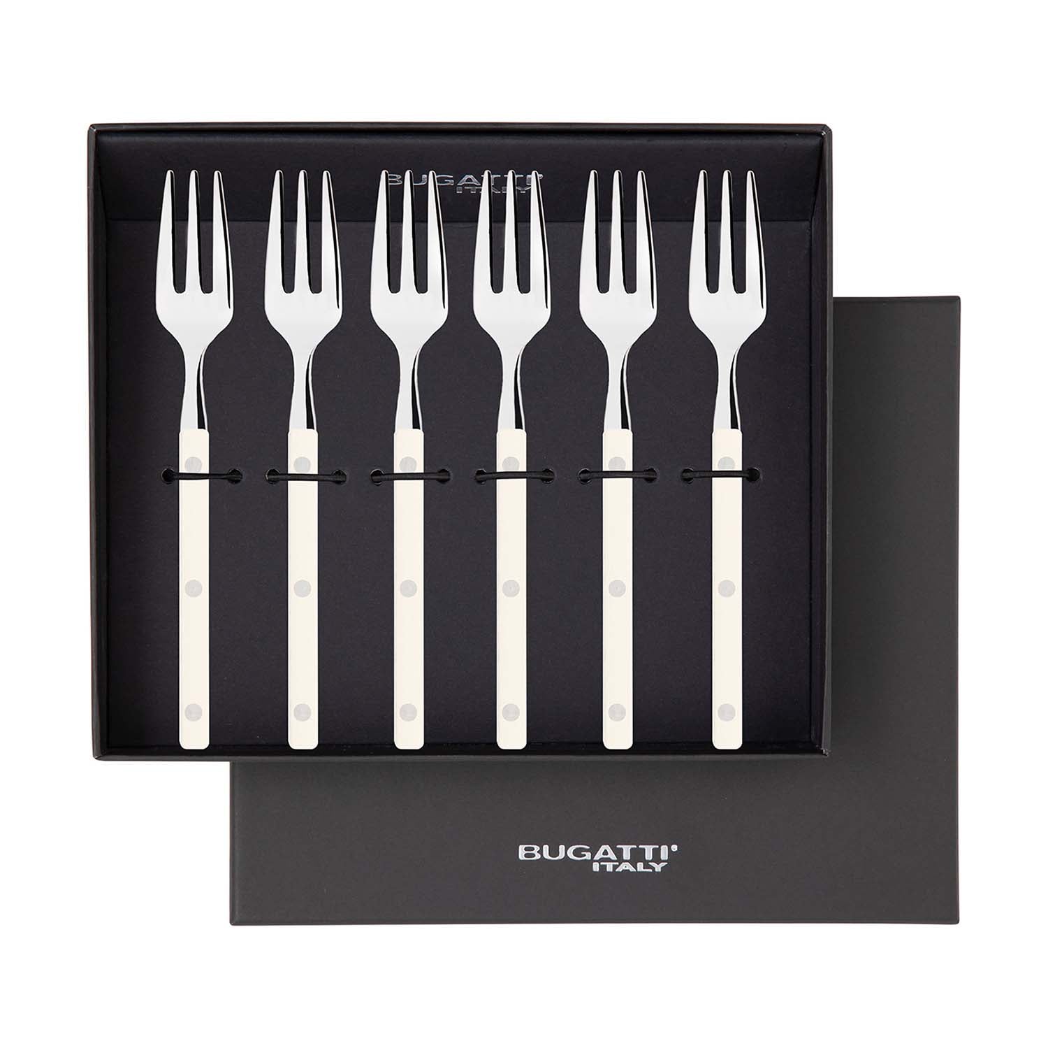 Allegra Cocktail / Cake Fork Set - ivory-Casa Bugatti USA