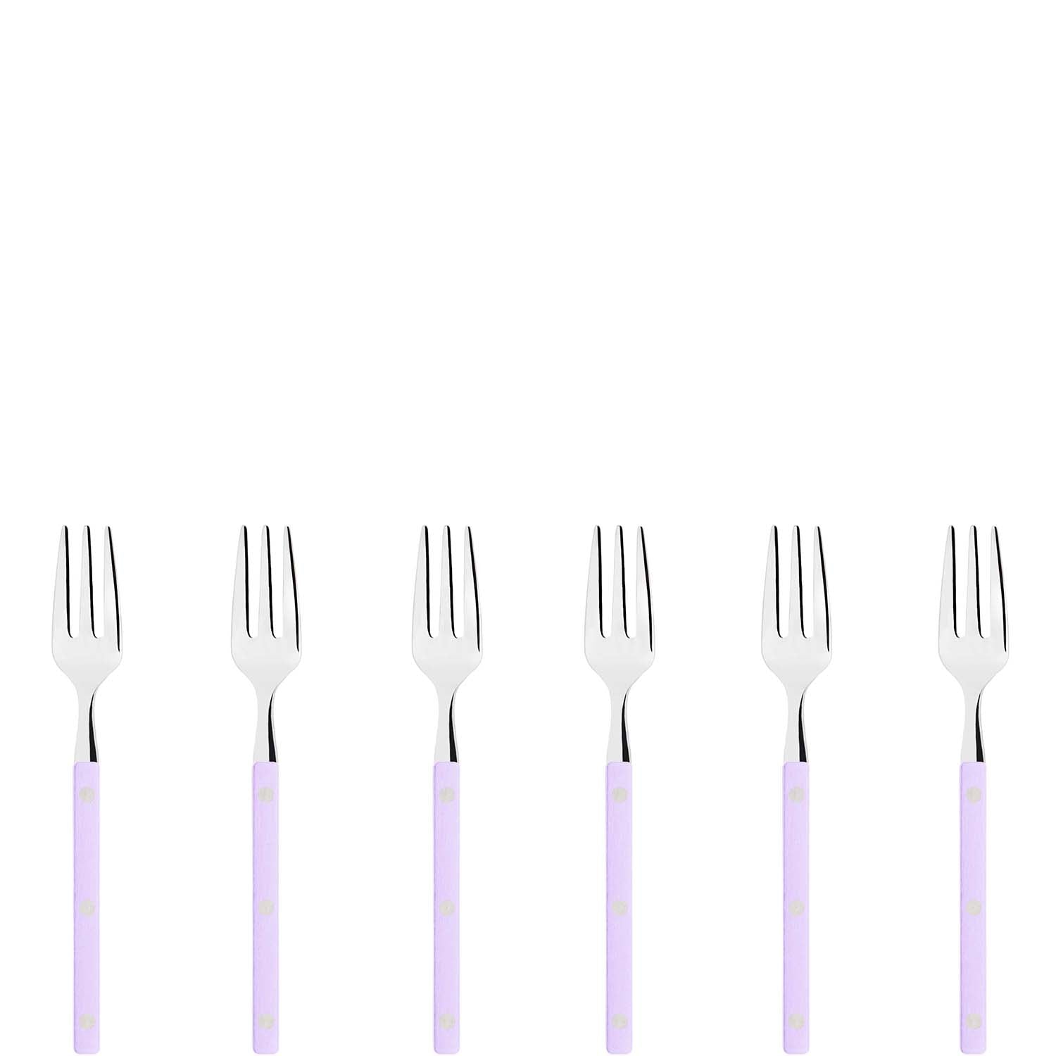 Allegra Cocktail / Cake Fork Set lilac