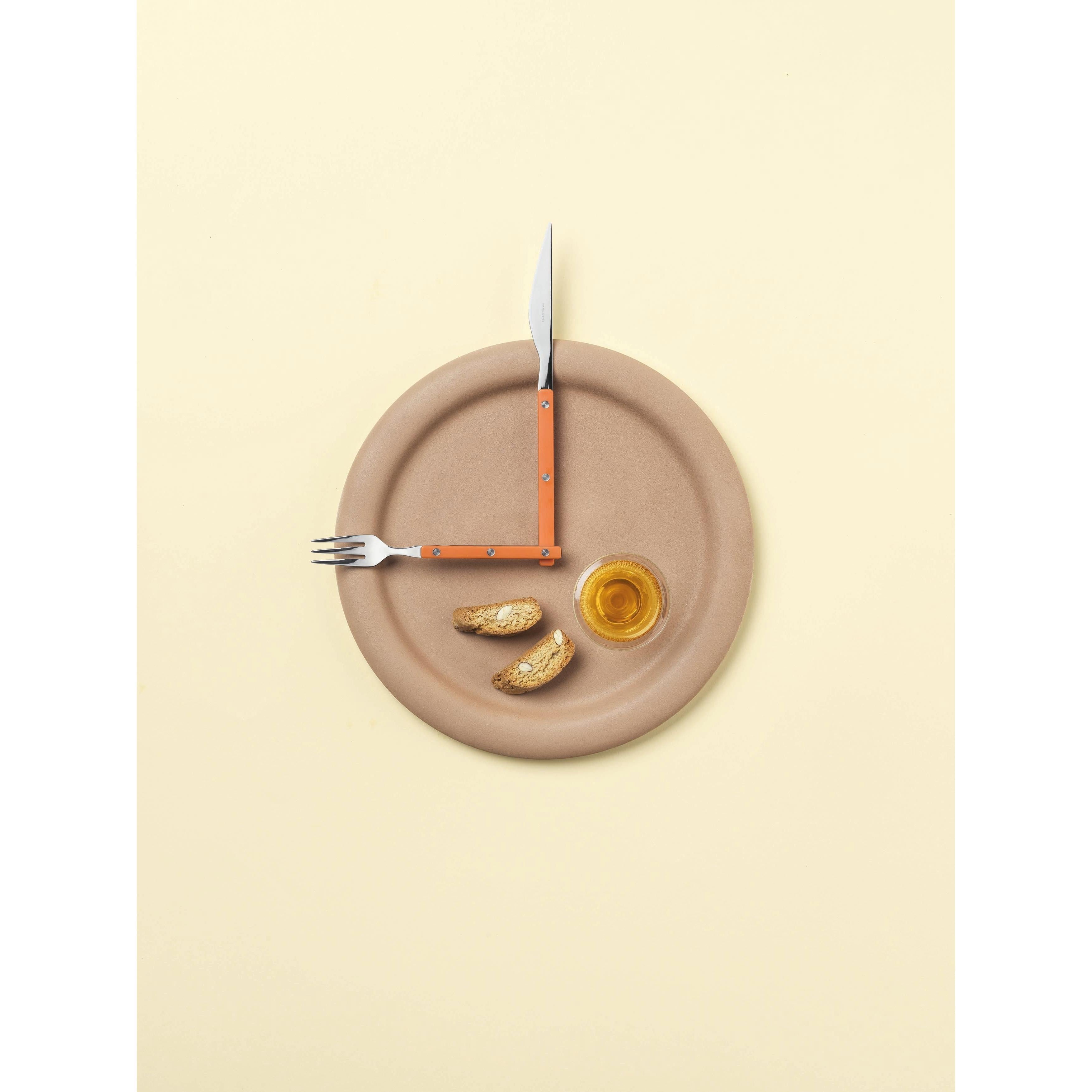 Allegra Cocktail / Cake Fork Set - Orange