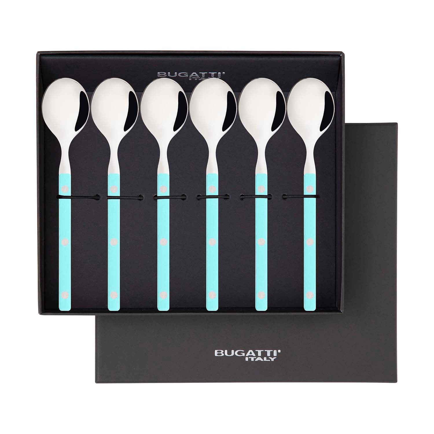 Allegra Coffee Spoon Set acqua - marina-Casa Bugatti USA