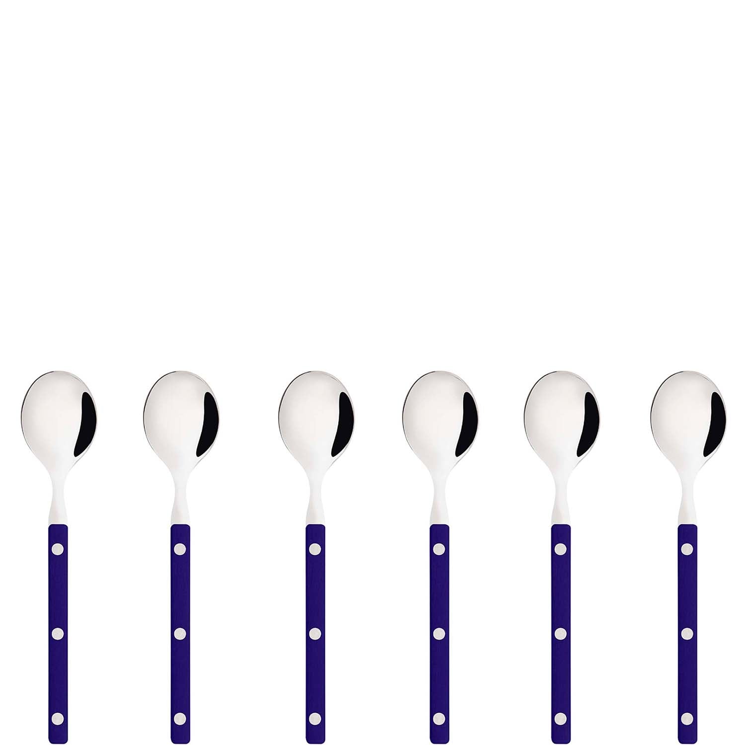 Allegra Coffee Spoon Set - Blueberry-Casa Bugatti USA