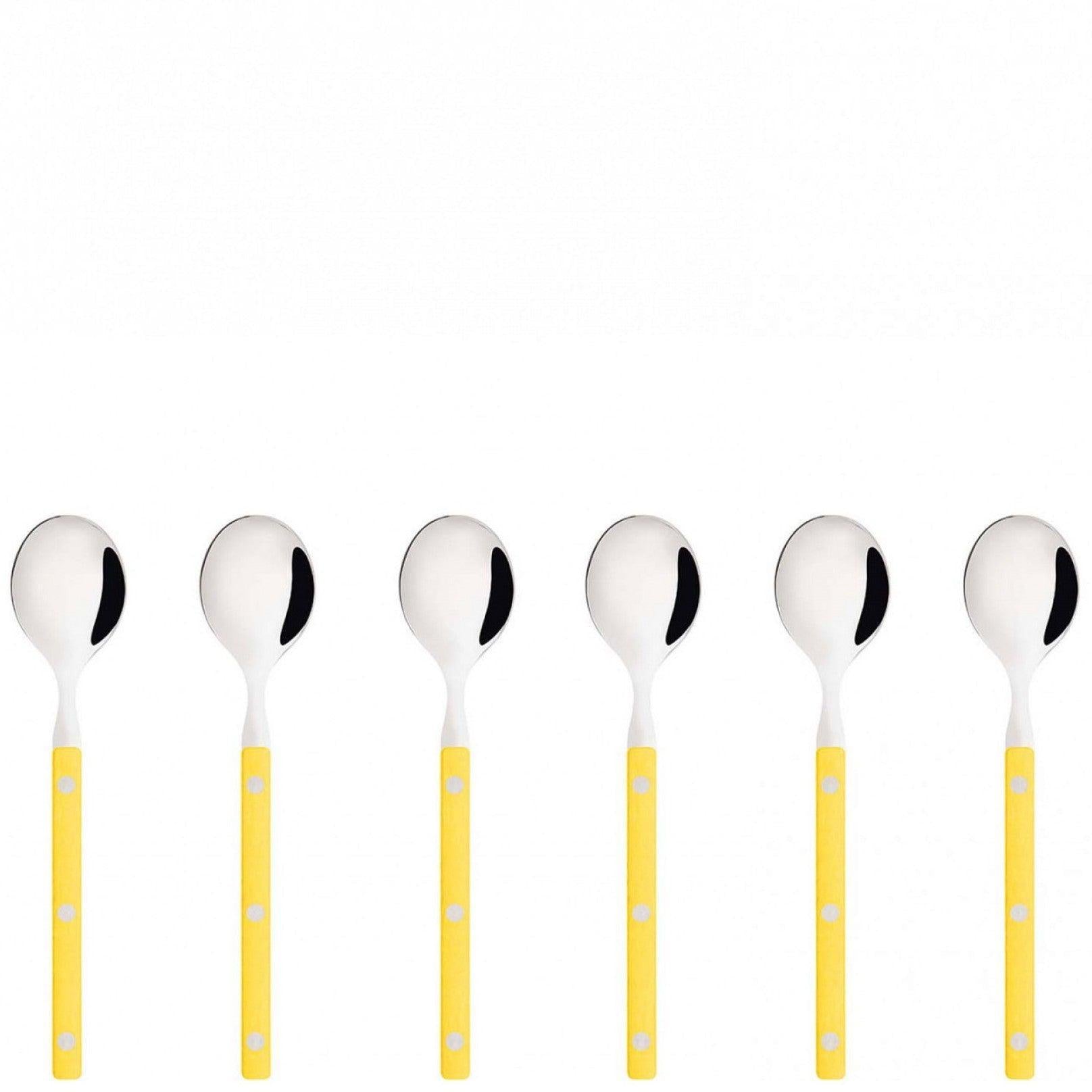 Allegra Coffee Spoon Set - yellow-Casa Bugatti USA