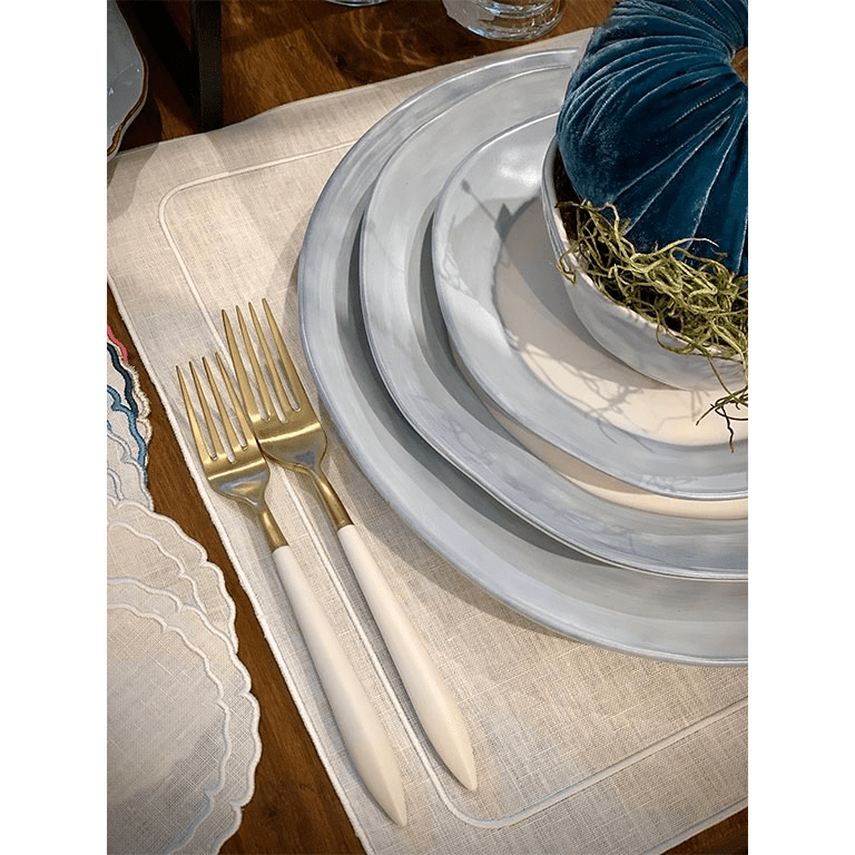 Ares Gold / White 5 Piece Place Setting-Casa Bugatti USA