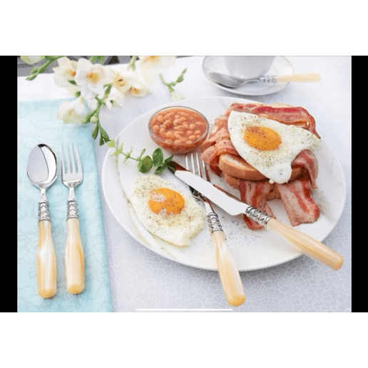 Arianna 5 Piece Place Setting - IVORY-Casa Bugatti USA