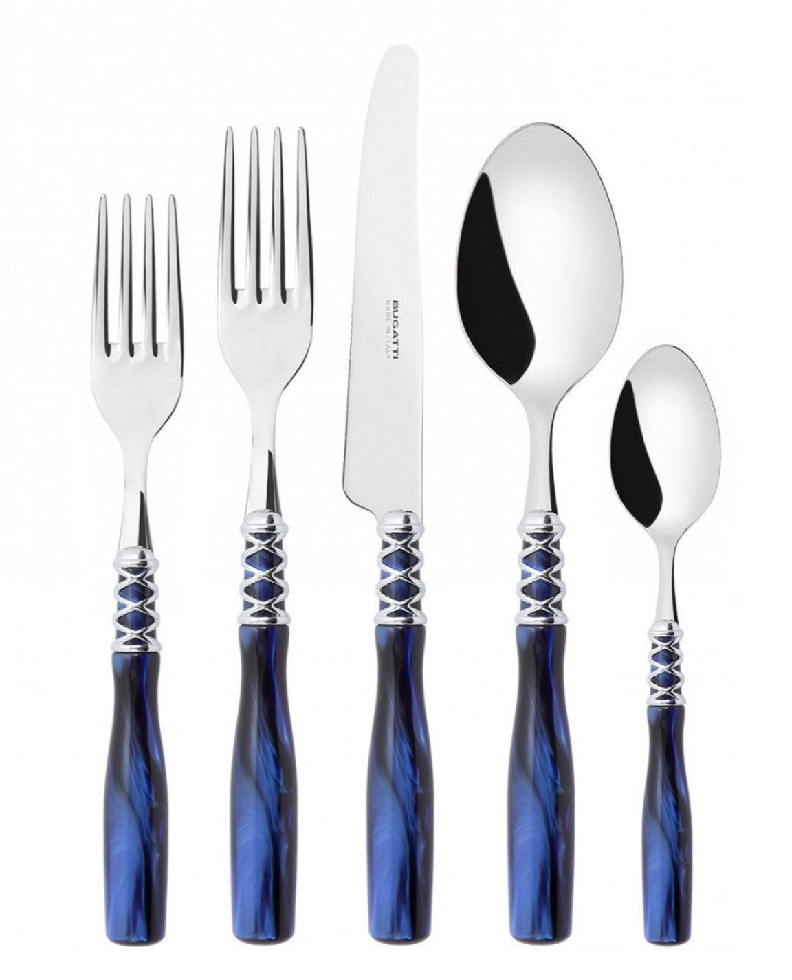 Arianna 5 Piece Place Setting - ROYAL BLUE