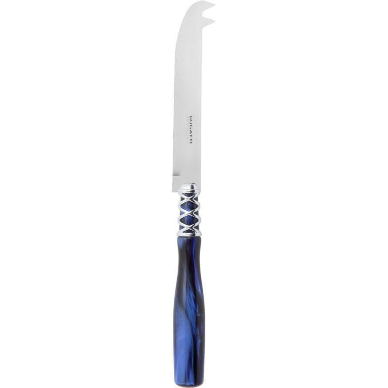 Arianna Brilliant 2 point "dear" cheese Knife - Royal Blue