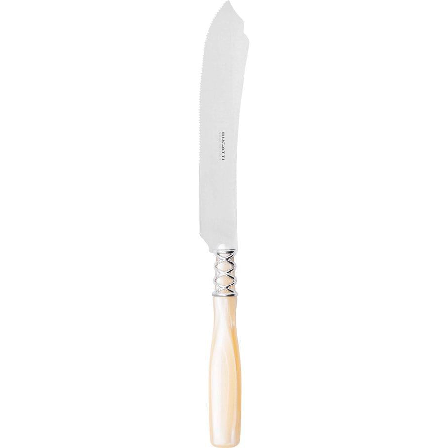 Arianna Brilliant Cake Knife 28 cm (11.02 inch) - Ivory