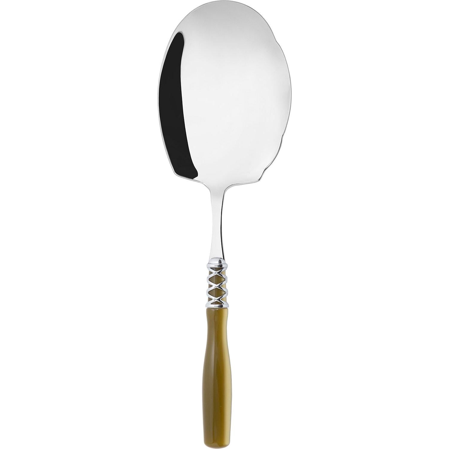Arianna Brilliant Kebab Serving Spoon - Chartreuse Green