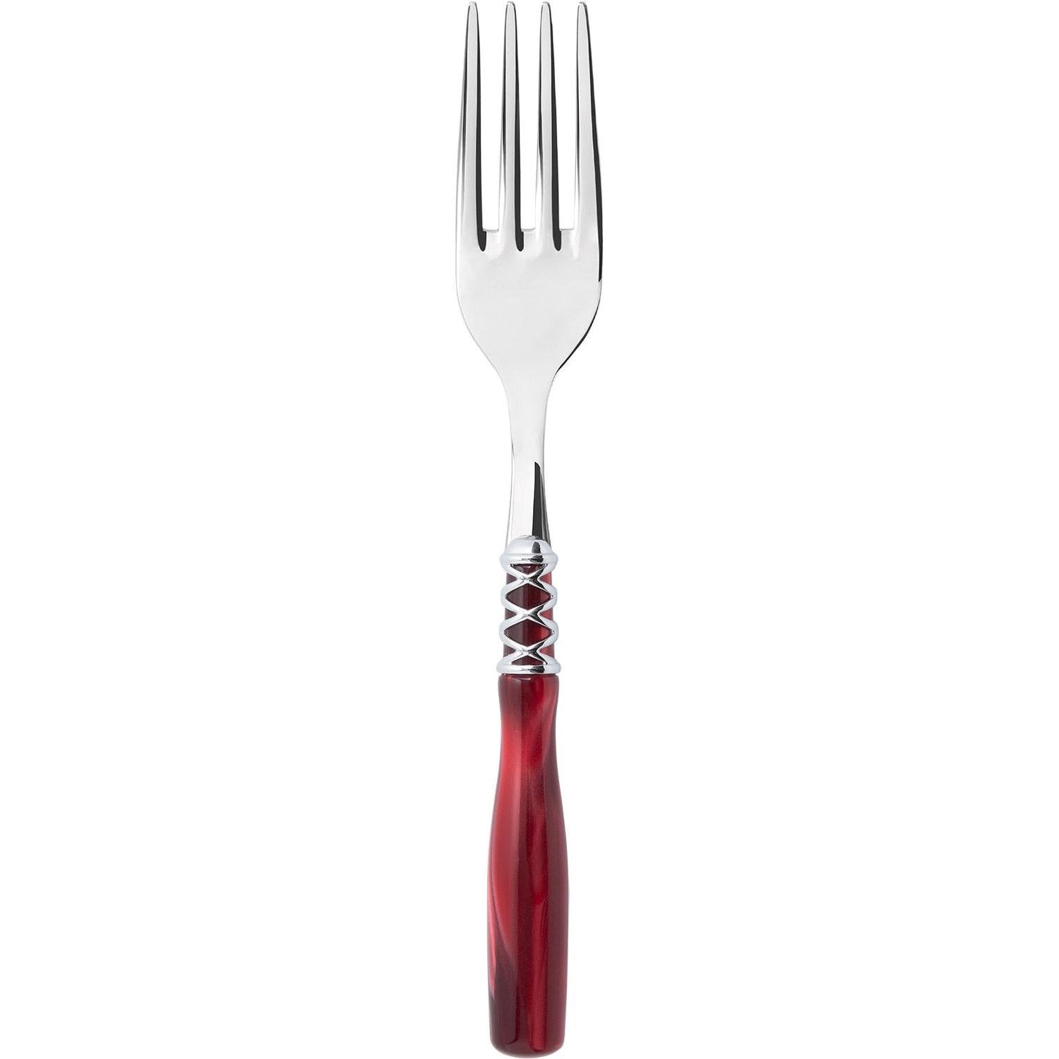 Arianna Brilliant Serving Fork - Burgundy-Casa Bugatti USA