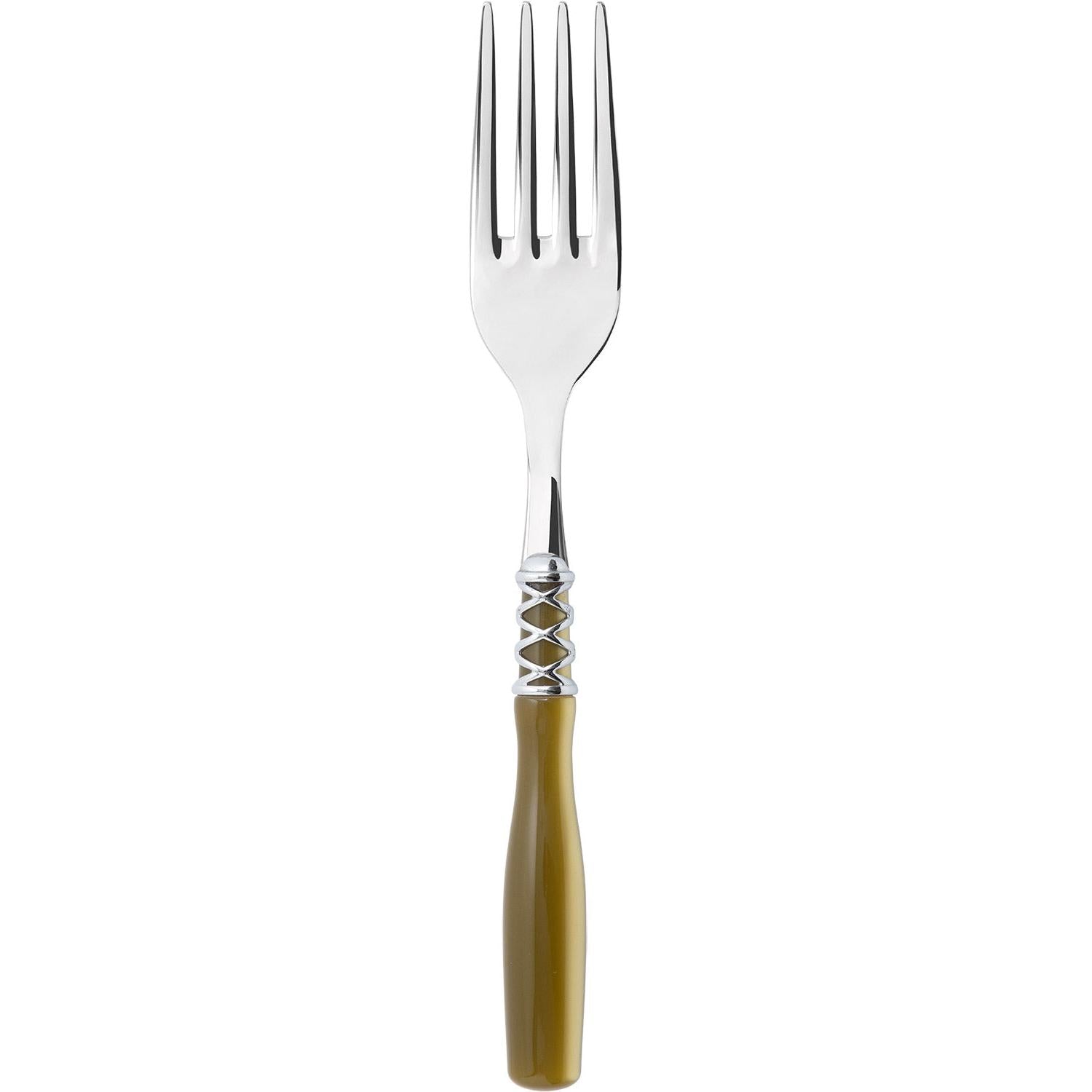 Arianna Brilliant Serving Fork - Chartreuse Green