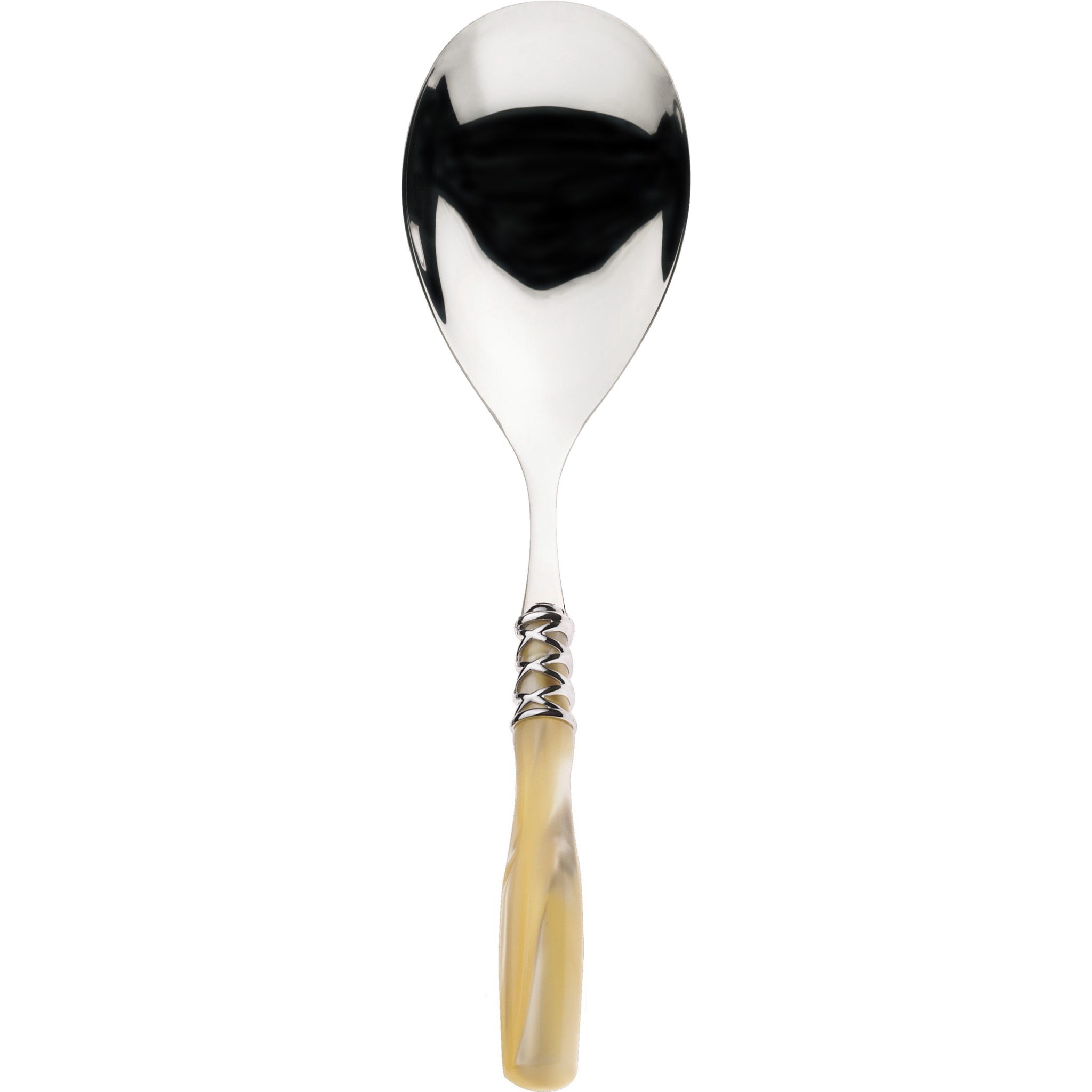 Arianna Rice Casserole Serving Spoon - IVORY-Casa Bugatti USA