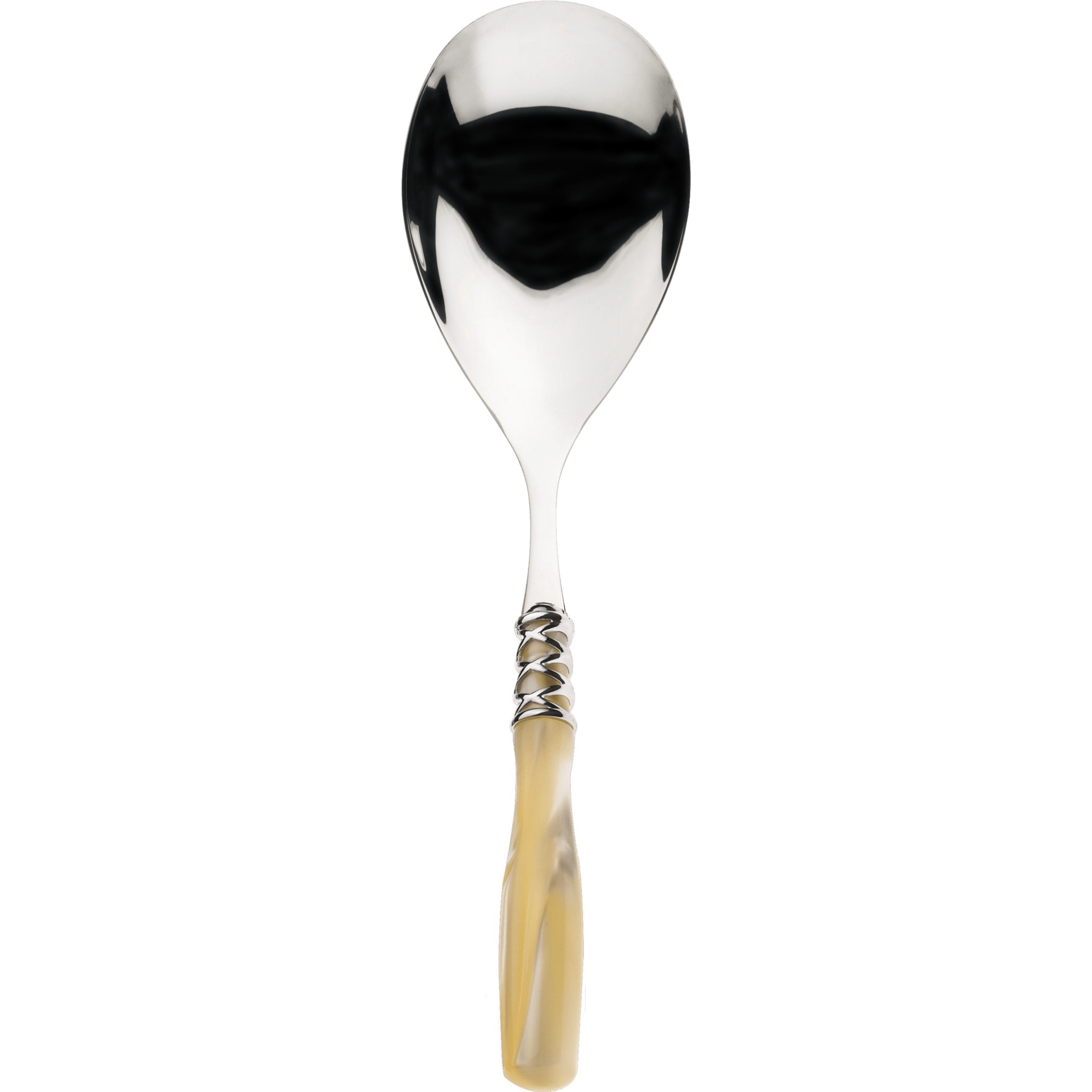 Arianna Rice Casserole Serving Spoon - IVORY-Casa Bugatti USA