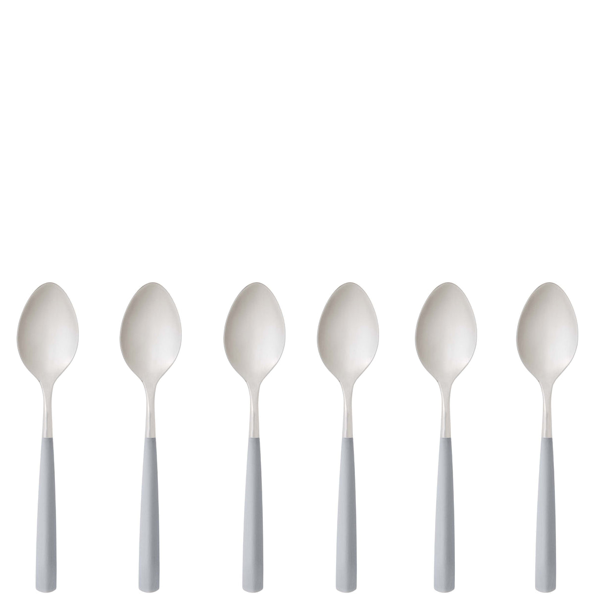 Athena Coffee Spoon Set, Gray Matte — Casa Bugatti