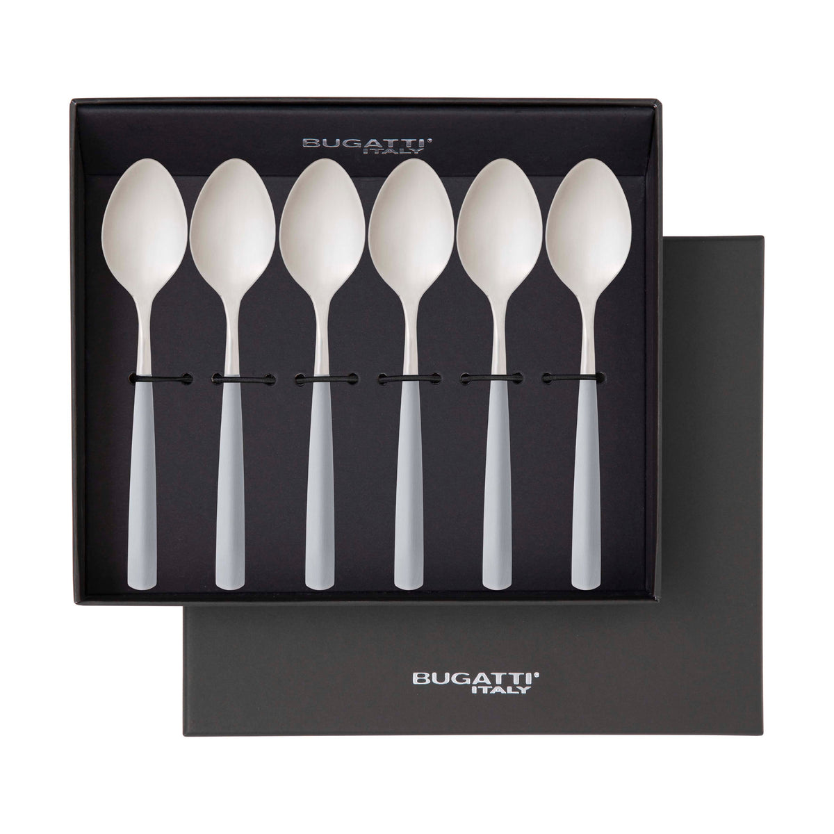 Athena Coffee Spoon Set, Gray Matte — Casa Bugatti