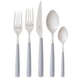 Athena 5 piece place setting - Gray Matte