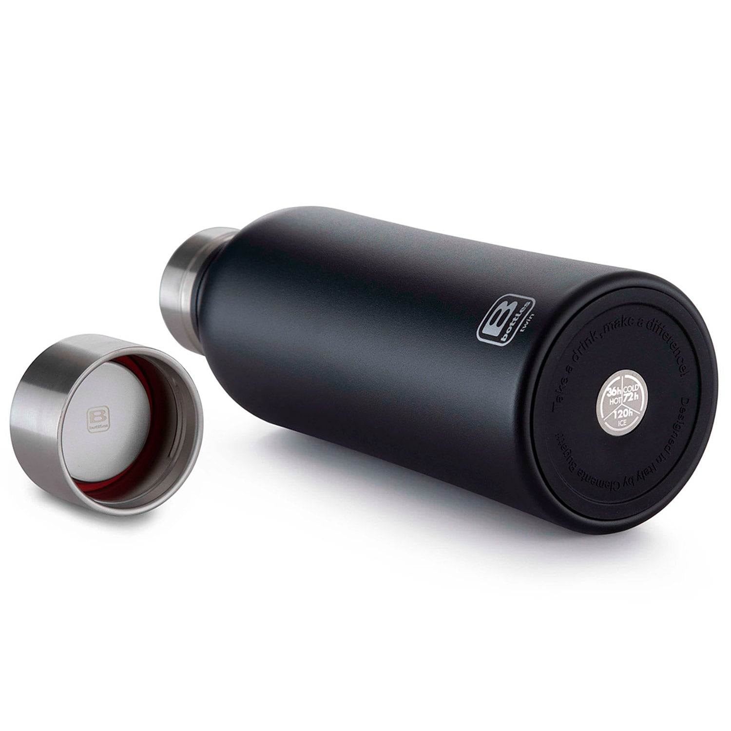 B Bottle Twin 1.5 L / 50.7 fl. oz. Antracite-Casa Bugatti USA