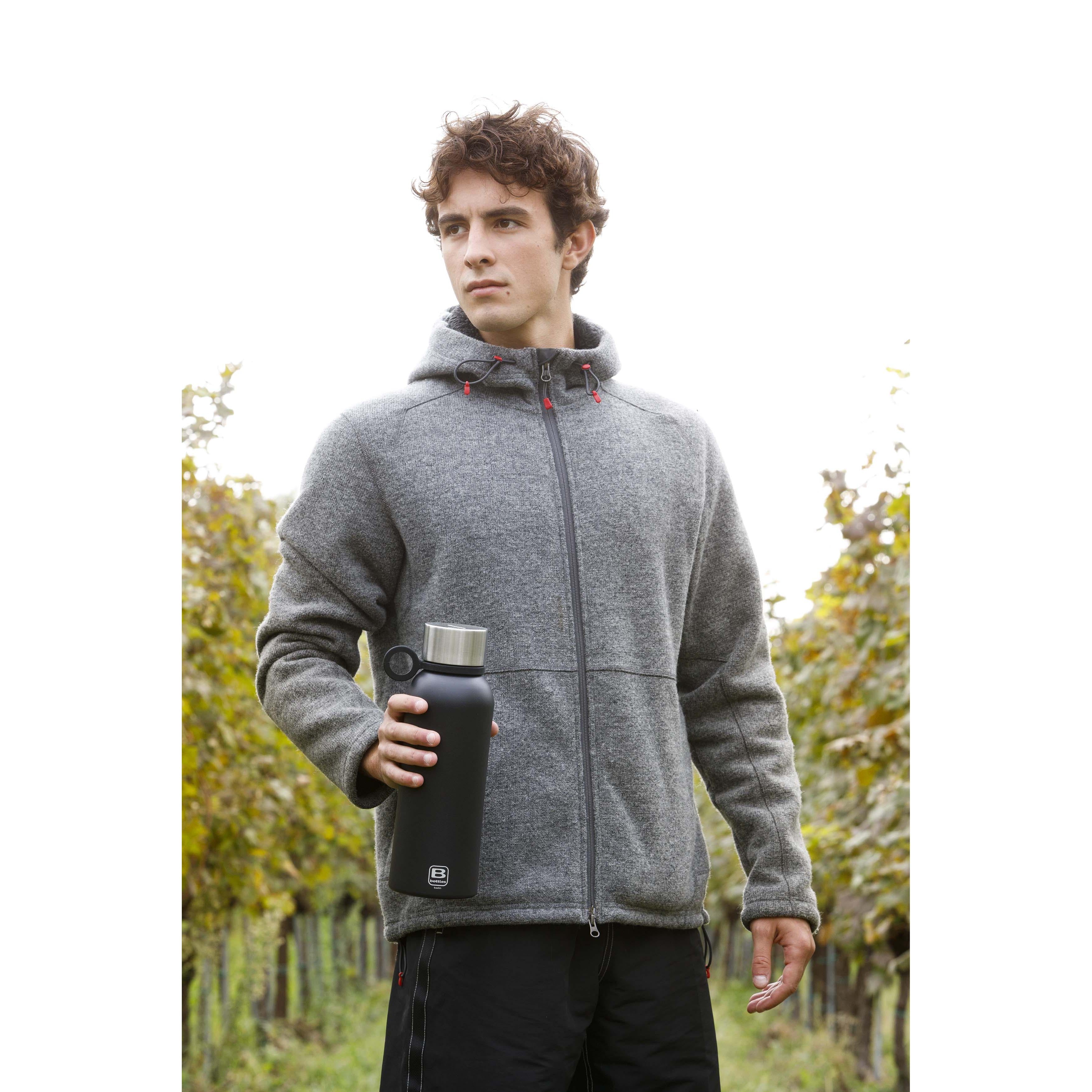 B Bottle Twin 1.5 L / 50.7 fl. oz. Antracite-Casa Bugatti USA