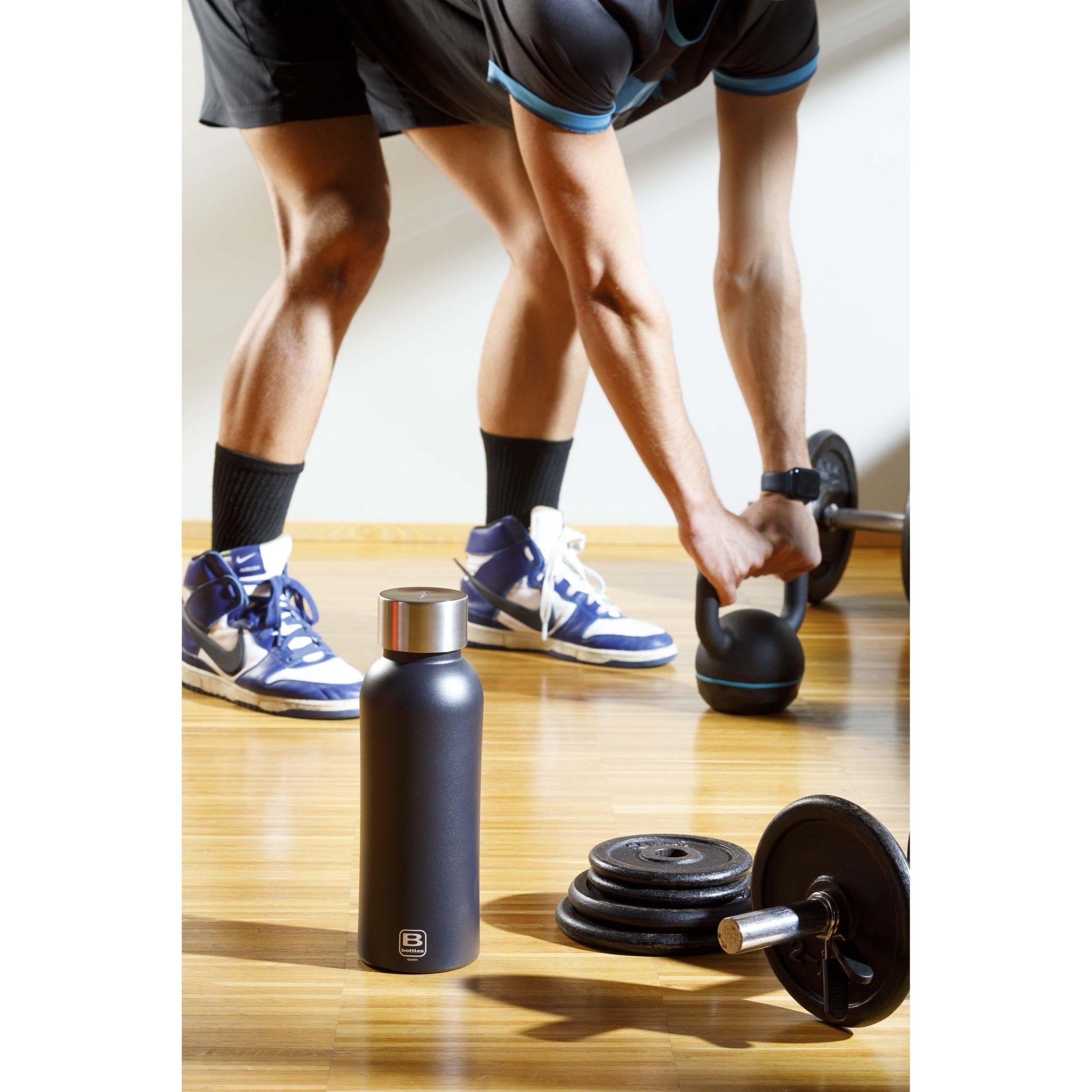 B Bottle Twin 1.5 L / 50.7 fl. oz. Antracite-Casa Bugatti USA