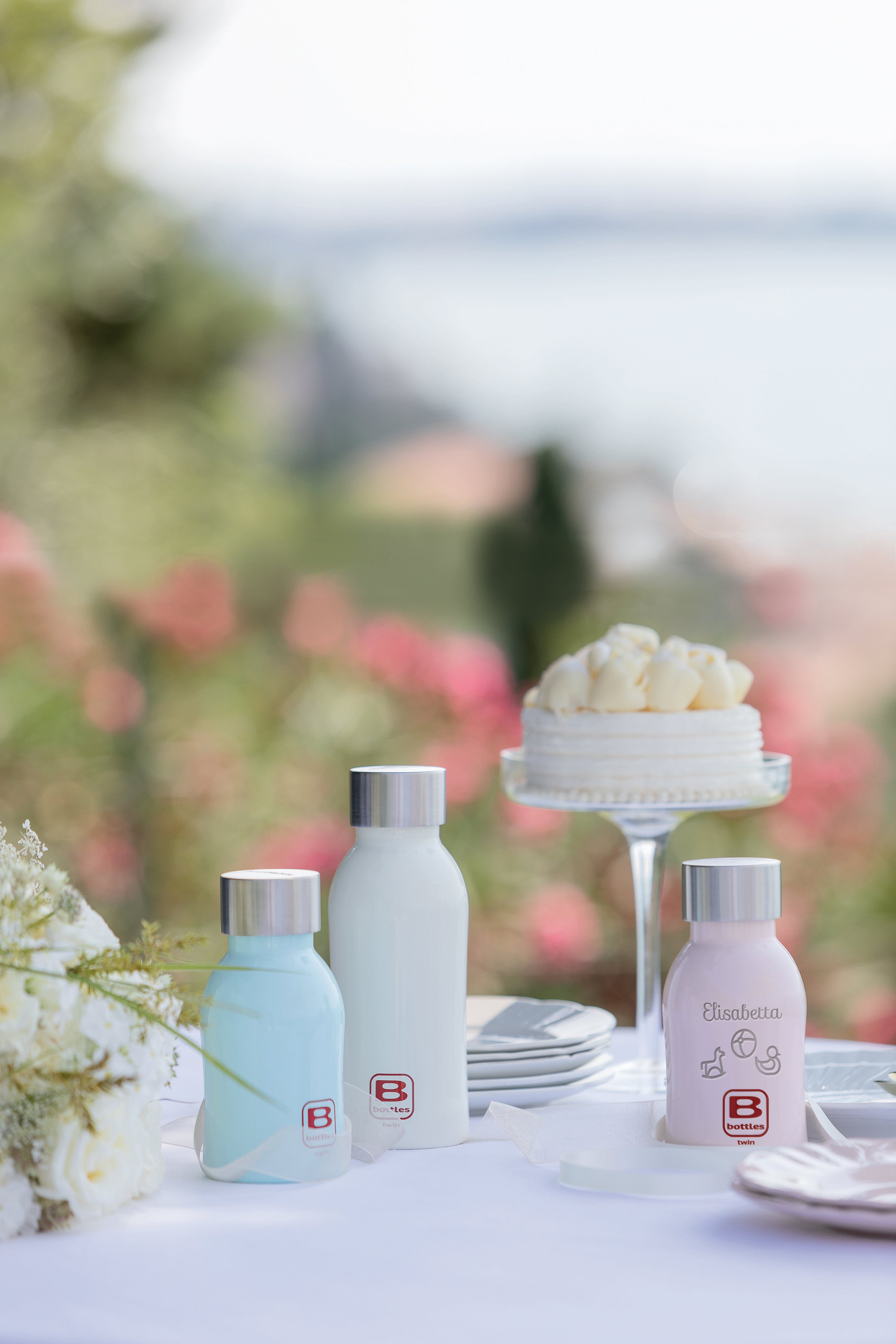 B Bottle Twin - 350 ml / 11.8 fl. oz Light Green-Casa Bugatti USA