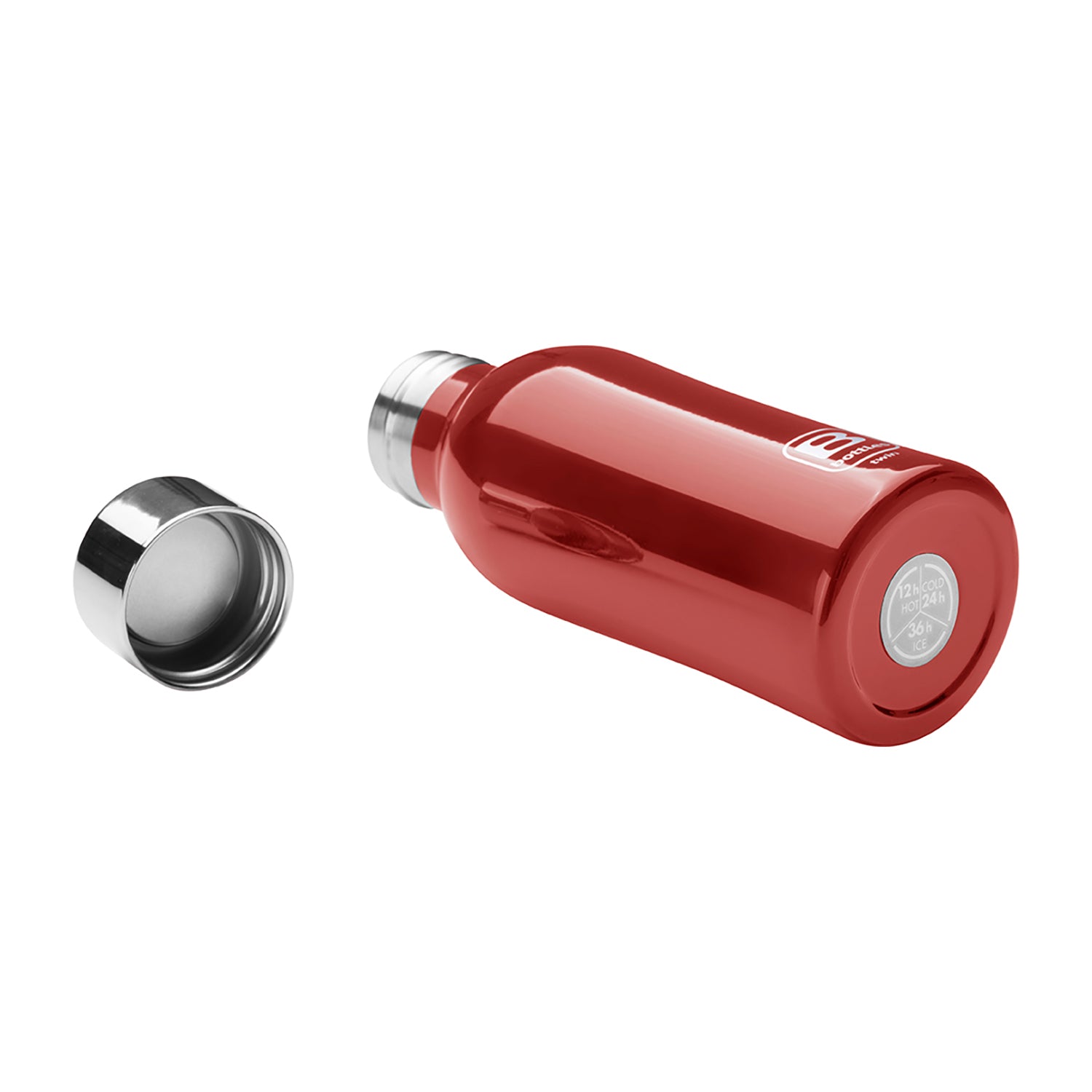 B Bottle Twin 350 ml / 11.8 fl. oz Marsala Lucido Diamond Coating-Casa Bugatti USA