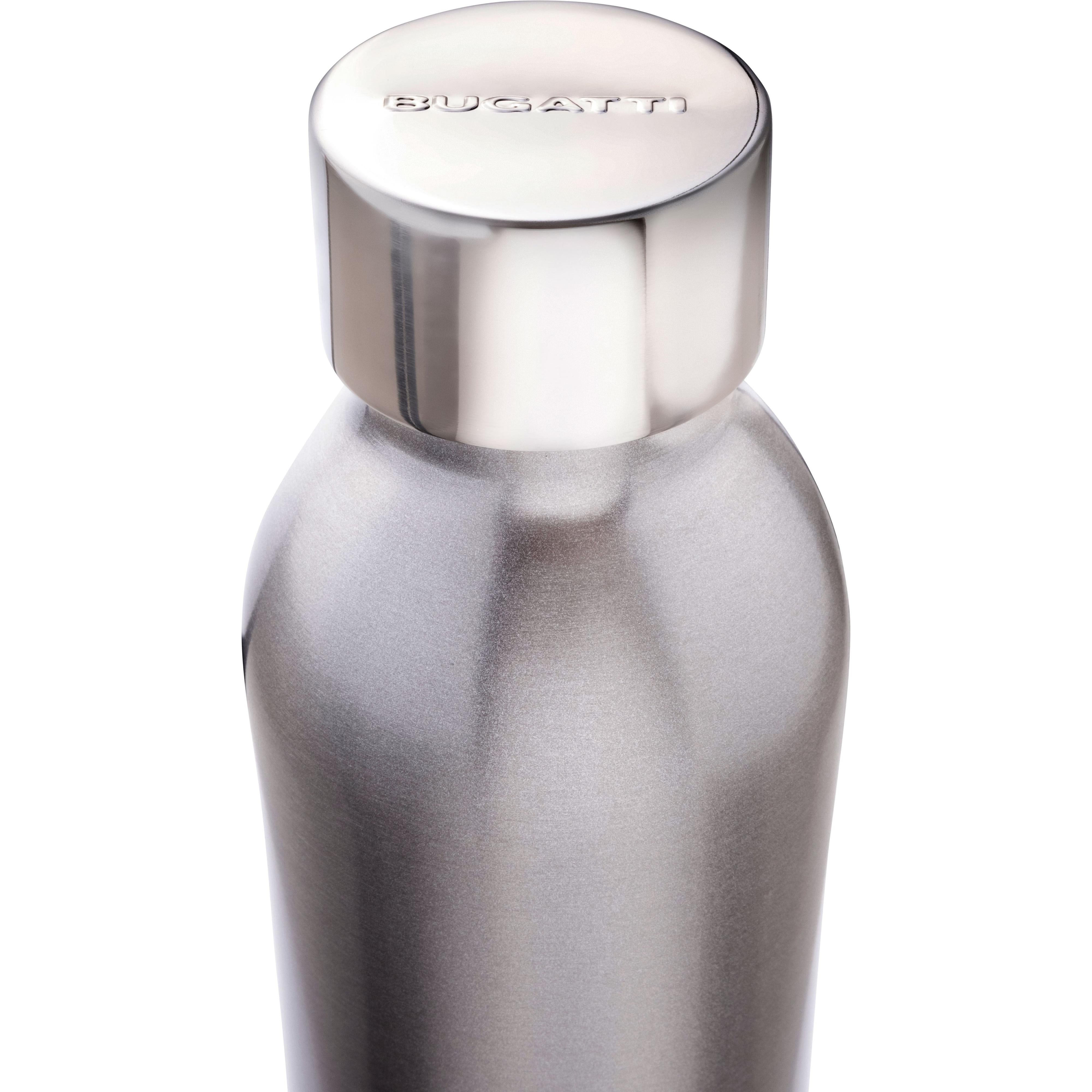 B Bottle Twin 350 ml / 11.8 fl. oz Silver Brushed-Casa Bugatti USA