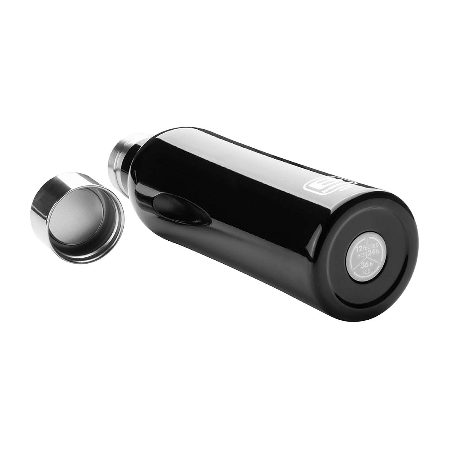 B Bottle Twin 500 ml / 16.9 fl. oz. Black Piano Bright Diamond Coating-Casa Bugatti USA