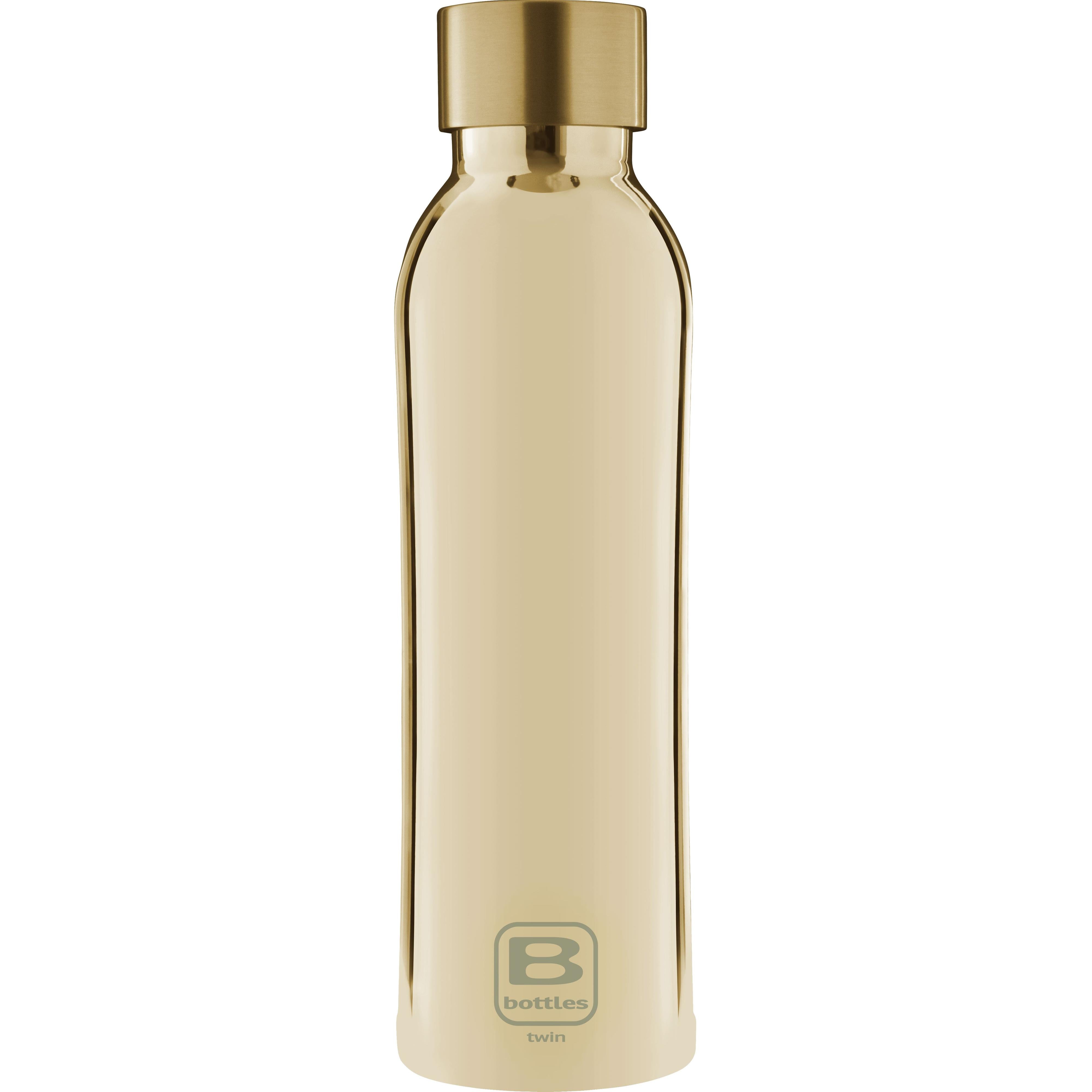 B Bottle Twin 500 ml / 16.9 fl. oz. Gold Lux-Casa Bugatti USA