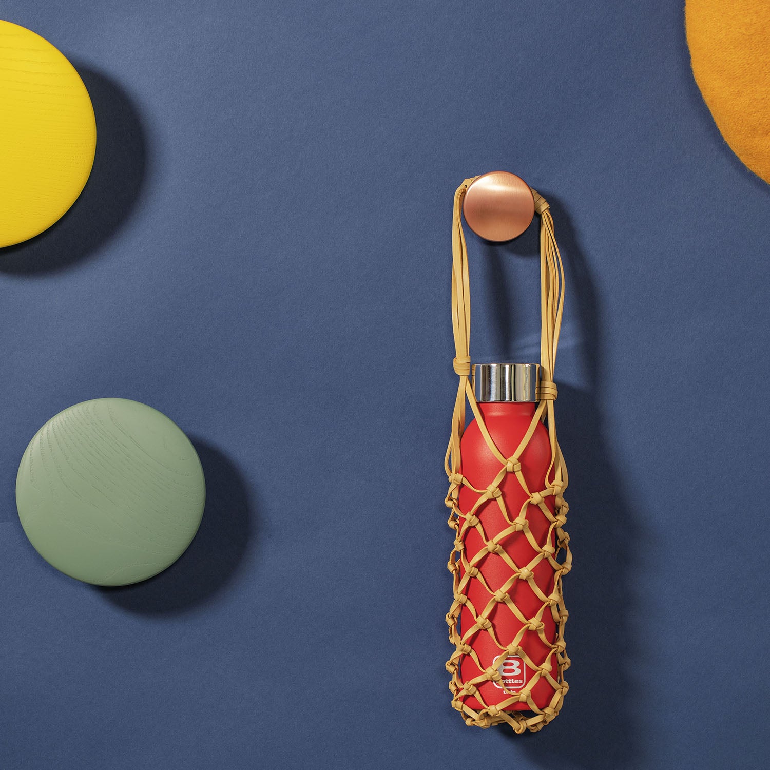 B Bottle Twin 500 ml / 16.9 fl. oz. Rubino Sand Diamond Coating-Casa Bugatti USA