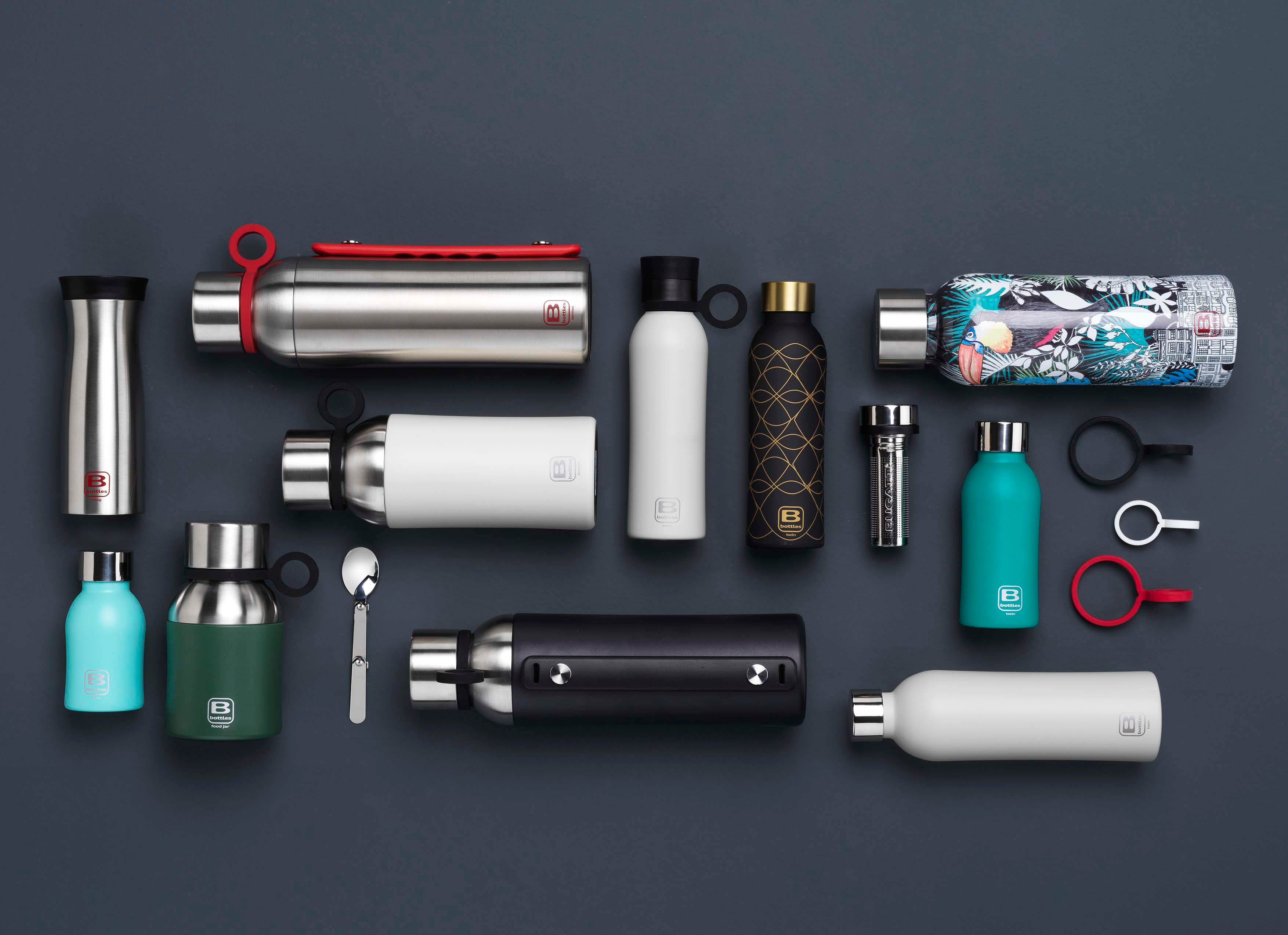 B Bottle Twin 500 ml / 16.9 fl. oz. Simple Chic-Casa Bugatti USA