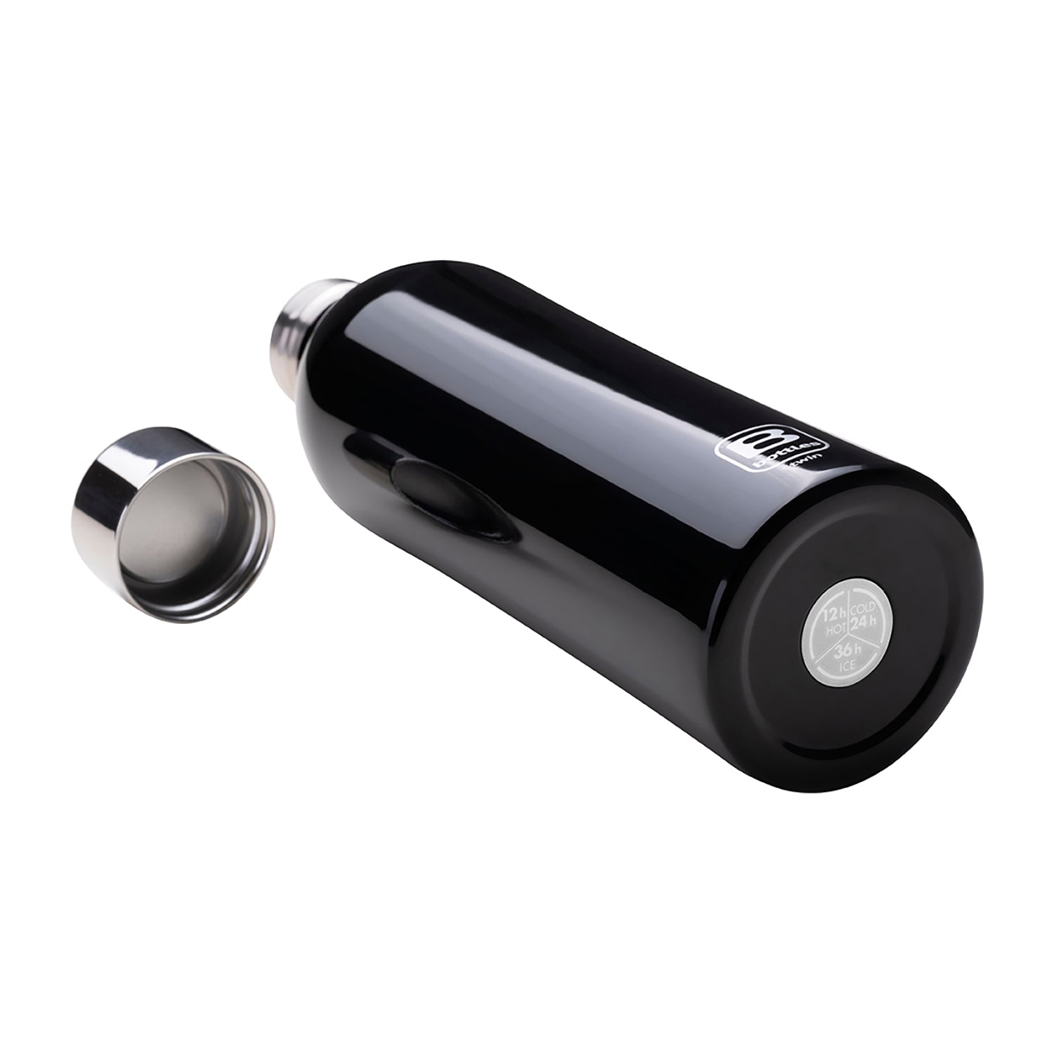 B Bottle Twin 800 ml / 27 fl. oz. Black Piano Bright Diamond Coating-Casa Bugatti USA