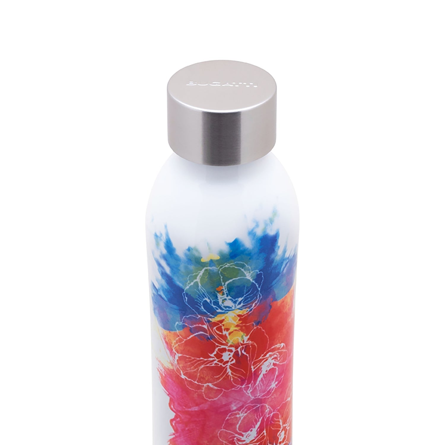 B Bottle Twin 500 ml / 16.9 fl. oz. Watercolor Red & Blue-Casa Bugatti USA