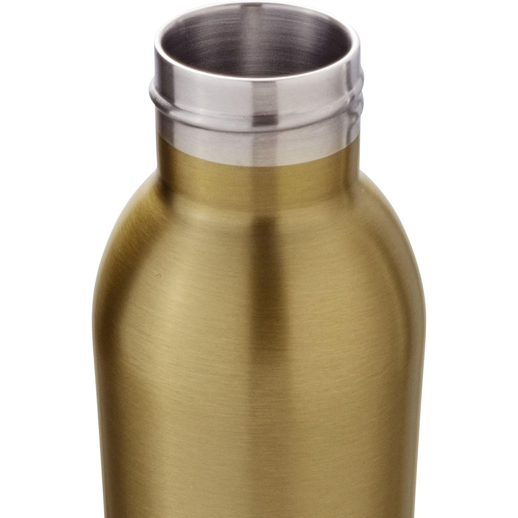 B Bottle Twin 500 ml / 16.9 fl. oz. Gold Brushed-Casa Bugatti USA