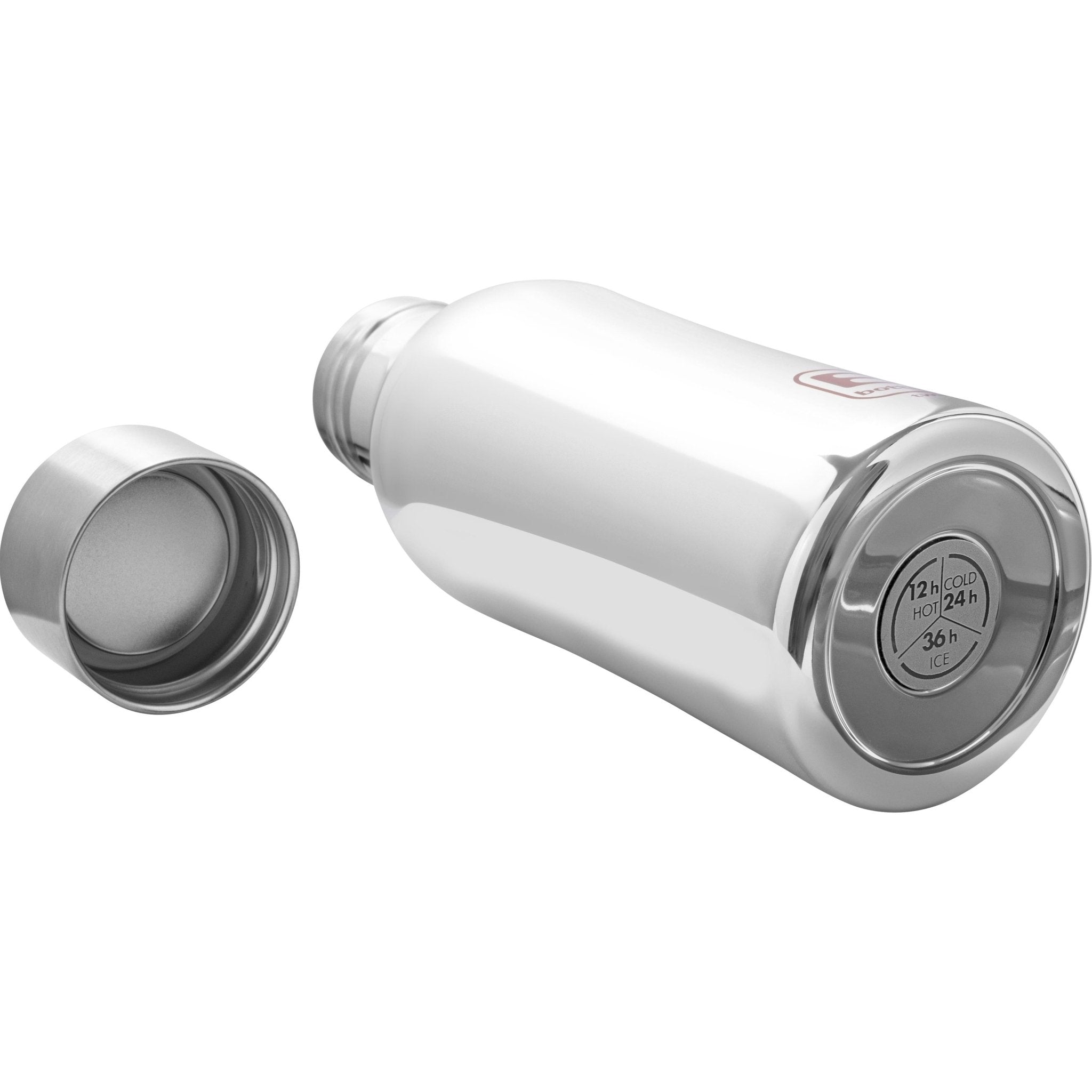 B Bottle Twin 350 ml / 11.8 fl. oz Silver Lux-Casa Bugatti USA