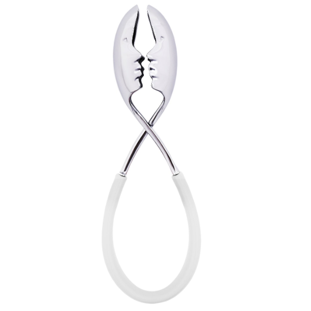 Bugatti Kiss Salad Tongs - Kiss WHITE-Casa Bugatti USA