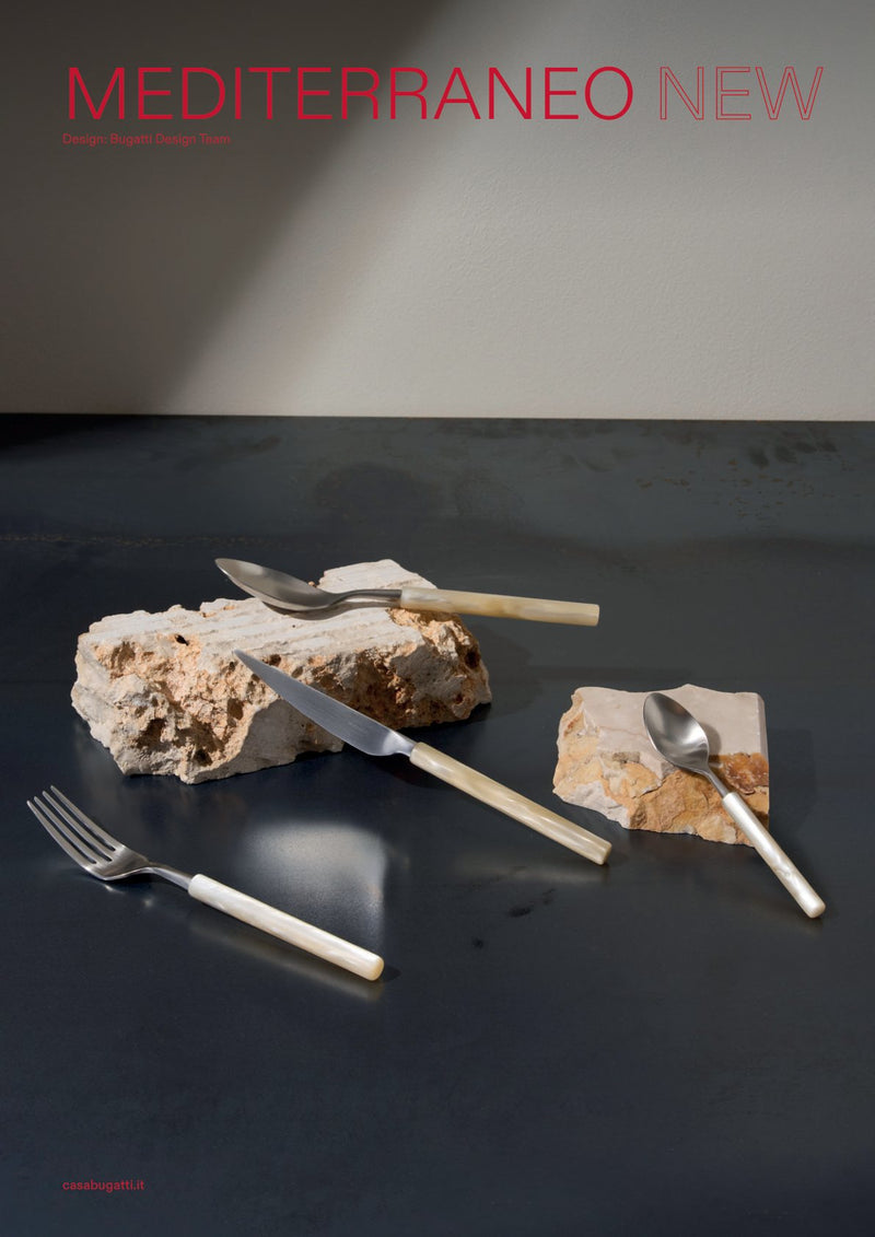 Mediterraneo flatware, catalogue page