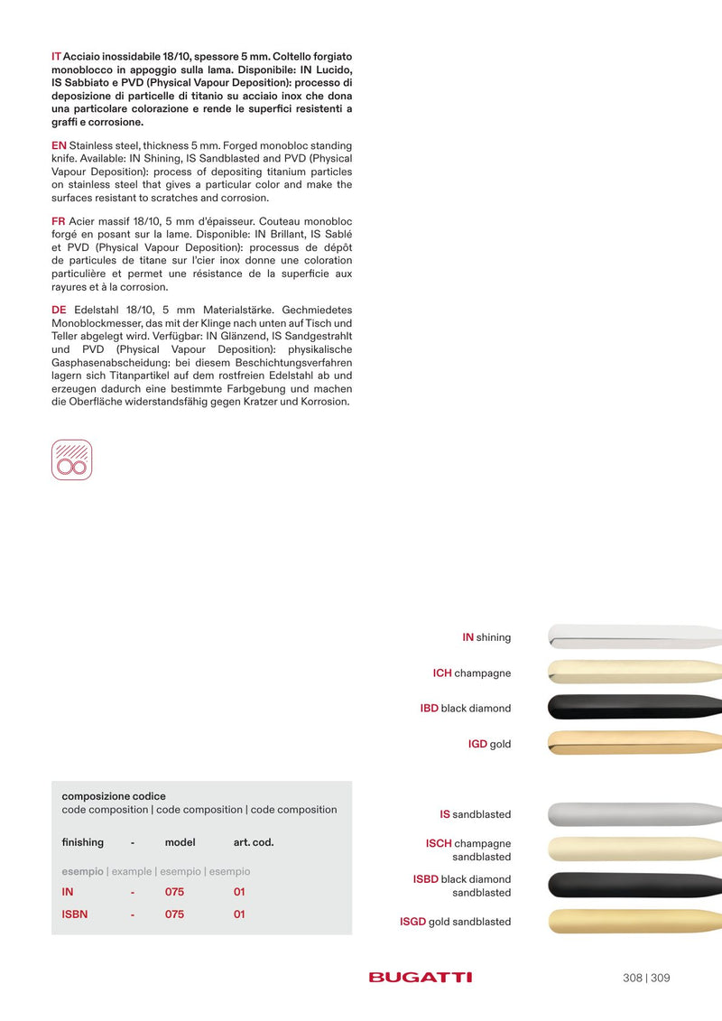 Vidal stainless flatware, the pieces