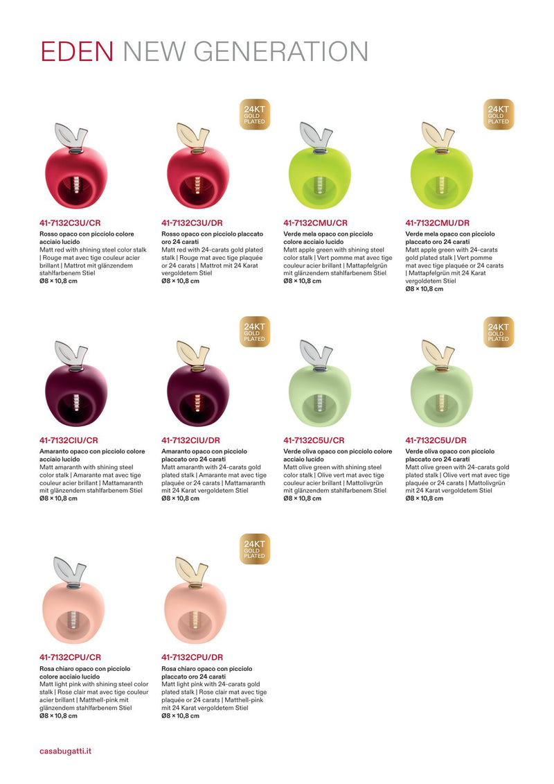 Eden apple nut crackers, the colors