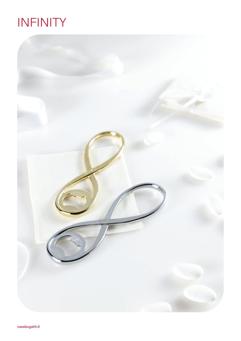 Infinity bottle opener, catalogue page