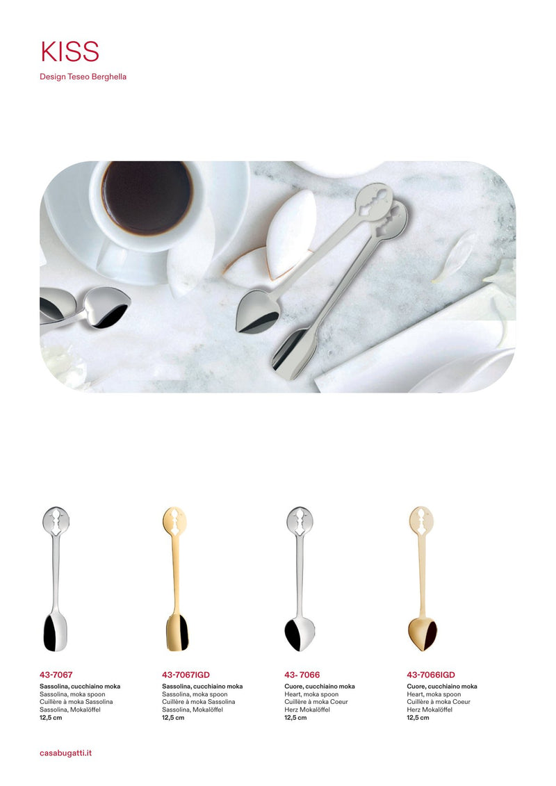 Kiss moka spoons and party forks, catalogue page