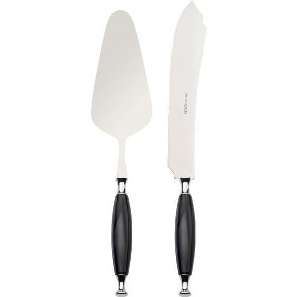 Country 2 Piece Cake Serving Set black-Casa Bugatti USA